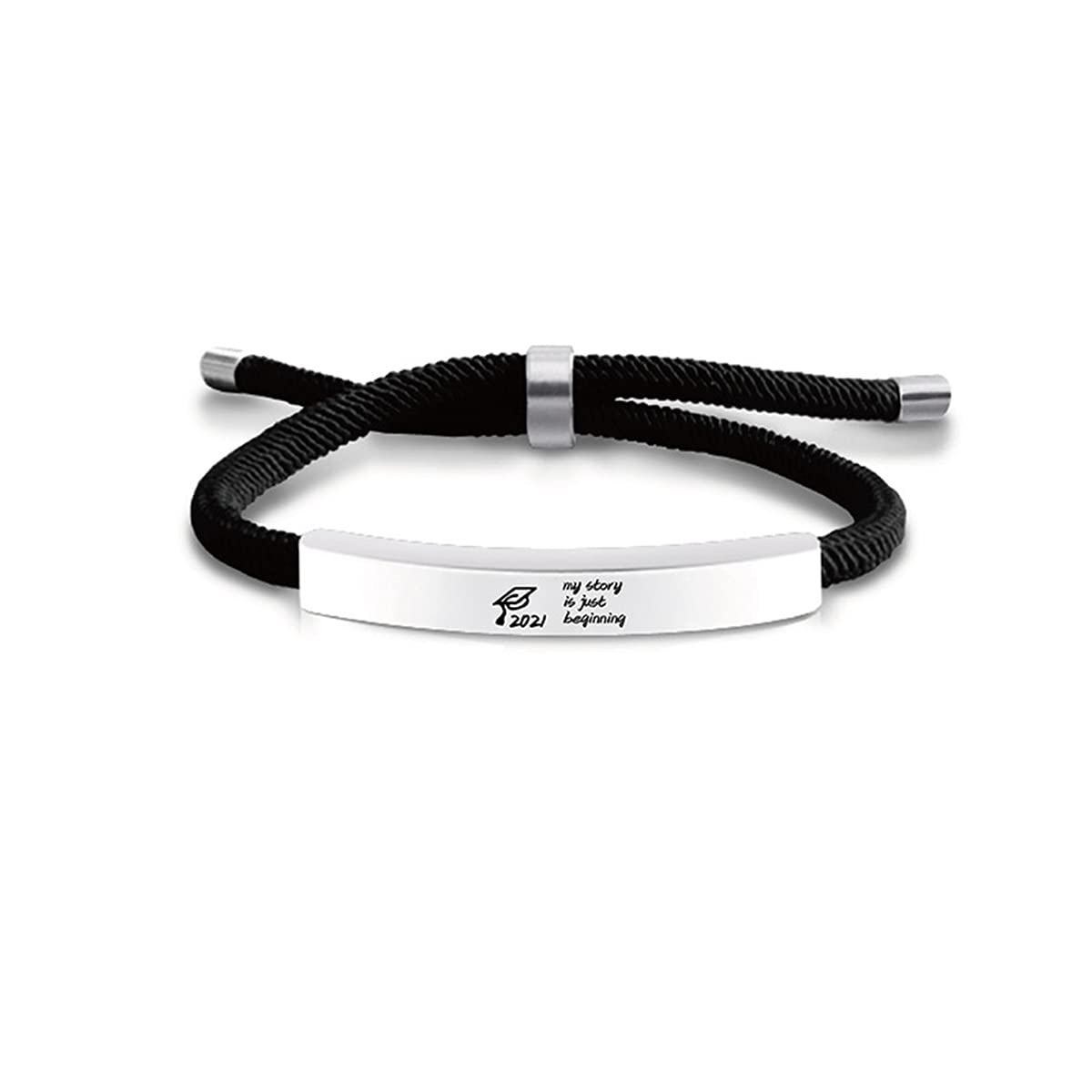 2024 Graduation Gifts - Sterling Silver Compass Bracelet for College & High School Graduates | Inspirational Jewelry Gift for Her/Him | Perfect for Friends, Women, Men, Boys & Girls | Ideal for Graduation Ceremonies, Parties & Memorable Moments