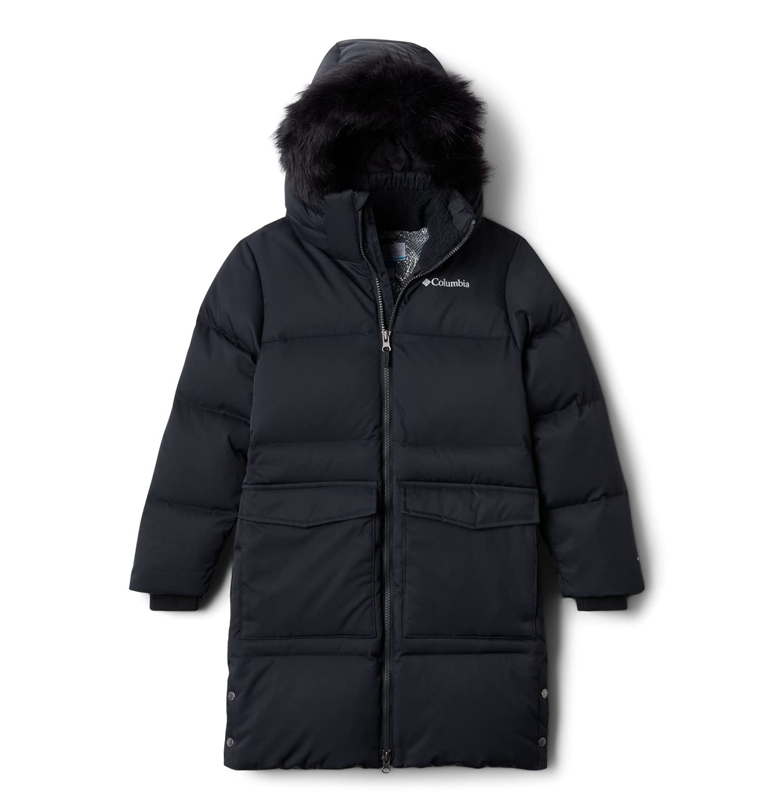 Columbia Kids' Rockfall Mid Down Jacket - Waterproof Winter Coat for Boys & Girls, Lightweight Insulated Puffer Jacket for Cold Weather - Perfect for School, Outdoor Play & Snow Activities