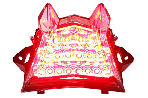 Sequential LED Tail Lights Clear Lens for BMW S1000RR HP4 2009-2014 - High Visibility Brake Lights for Night Riding & Enhanced Safety