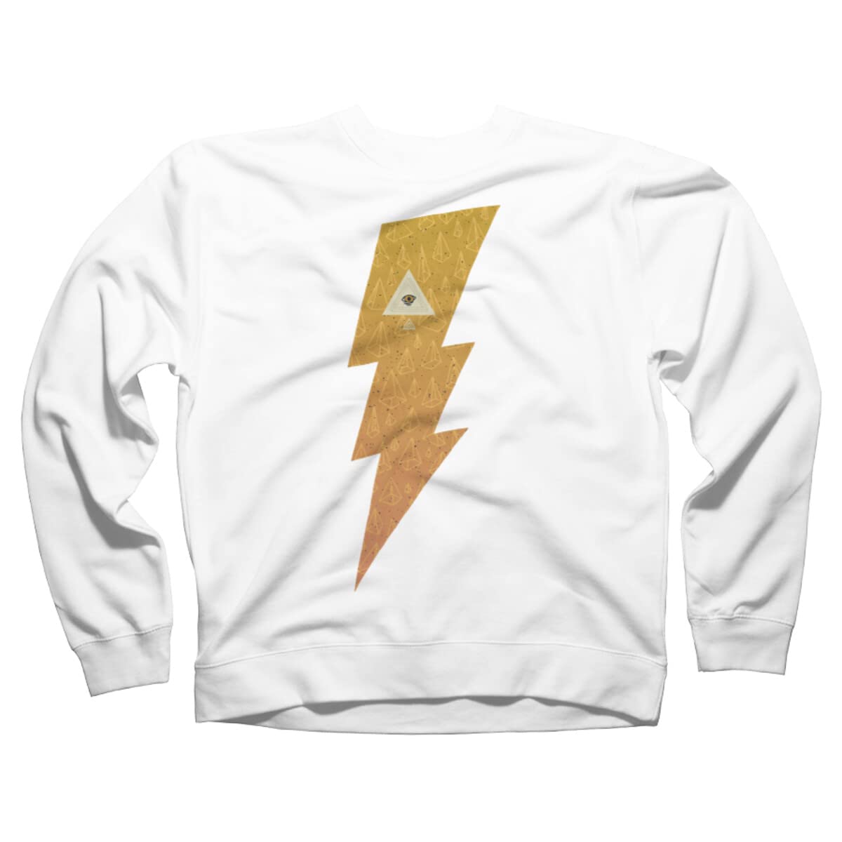 Design By Humans Unisex Lightning Graphic Sweatshirt - Stylish & Comfortable Pullover for Men & Women - Perfect for Casual Wear, Street Fashion & Everyday Outfits