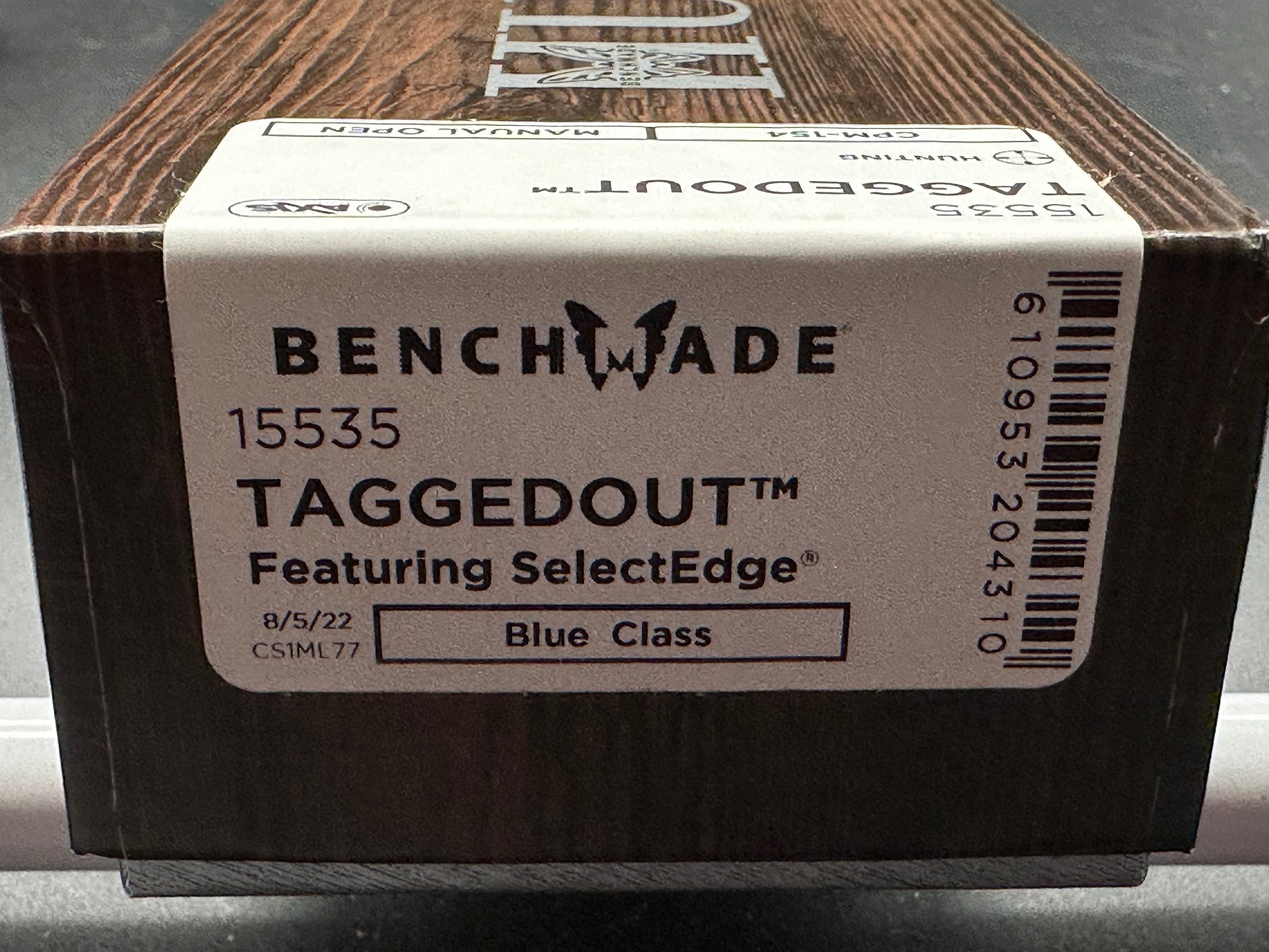 Benchmade Taggedout Folding Knife - 3.5
