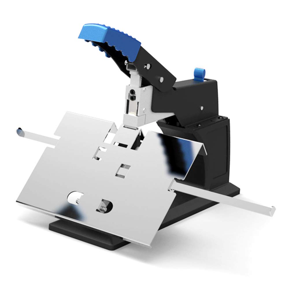 Manual Desktop Saddle Stitching Machine - Heavy Duty Book Binder & Stapler for Office, School, and Home Use - Perfect for Bookbinding, Magazine Making, and Document Binding