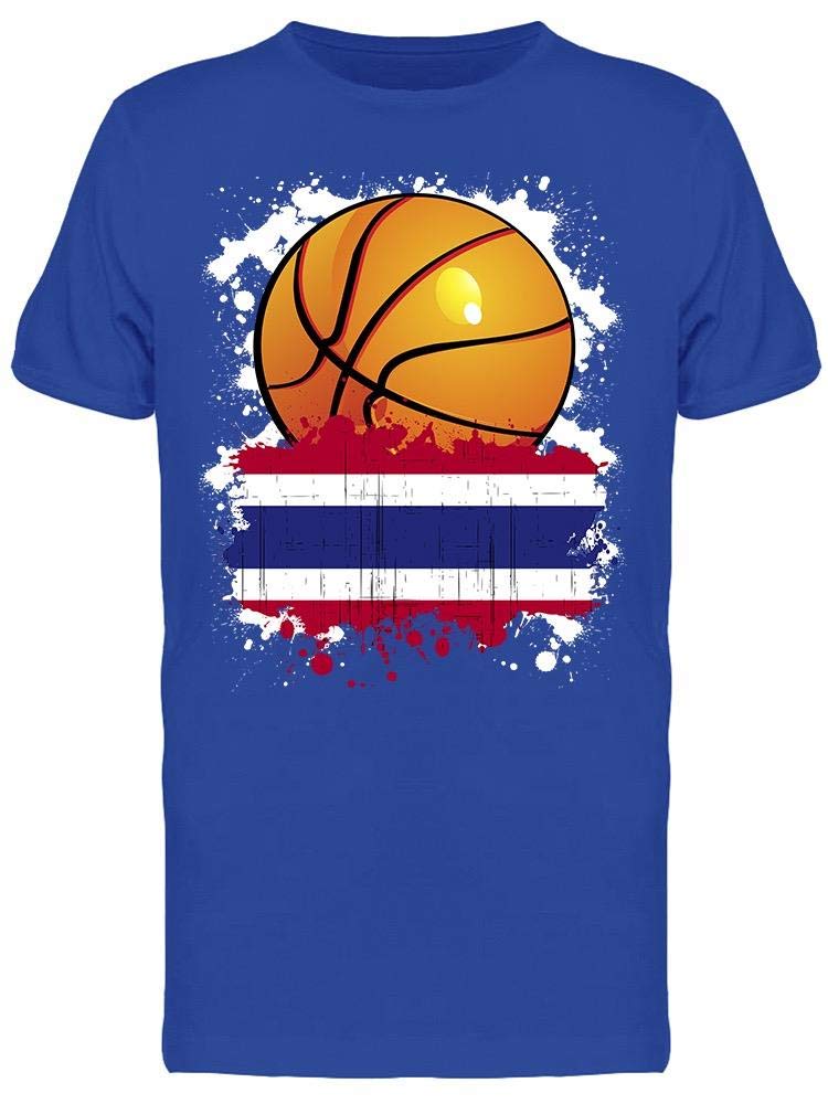 Smartprints Thailand Basketball Team T-Shirt for Men - Comfortable & Stylish Basketball Jersey for Fans, Streetwear & Casual Wear
