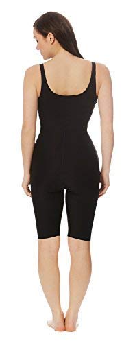 MARENA Women's 1st Stage Postpartum Compression Bodysuit with Built-in Bra & Thigh-Length Legs - Post Pregnancy Recovery, C-Section Support & Slimming Shapewear for New Moms
