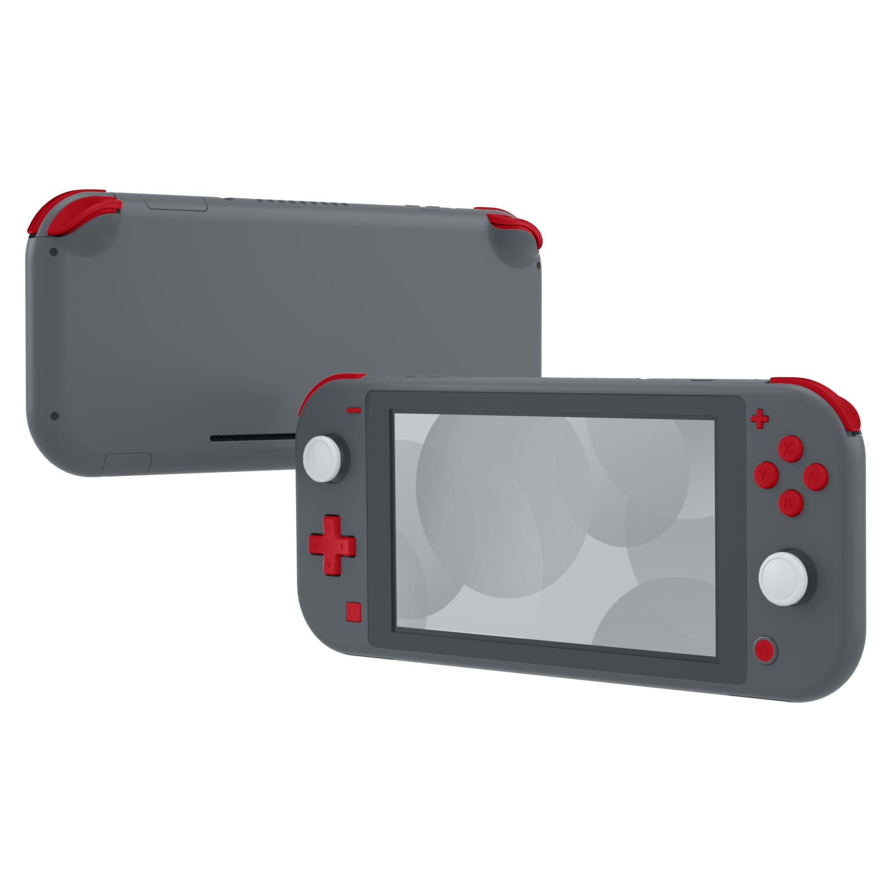 ExtremeRate Passion Red Replacement Buttons for Nintendo Switch Lite - Full Set ABXY, D-Pad, Home, Capture, Plus/Minus, L/R, ZL/ZR Triggers with Tools | DIY Repair Kit for Switch Lite | Perfect for Gaming & Customization
