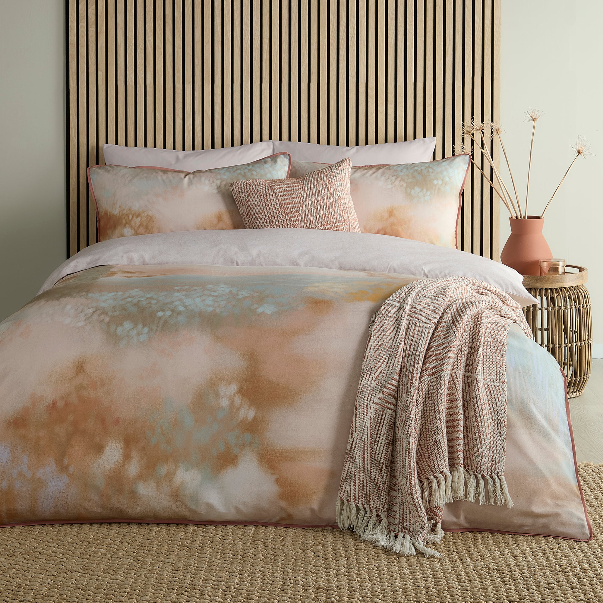 Appletree Loft Tuscany Duvet Cover Set - 100% Natural Cotton, Queen Size, Soft & Breathable Bedding for Cozy Bedroom Decor - Perfect for Master Bedrooms, Guest Rooms & Vacation Homes
