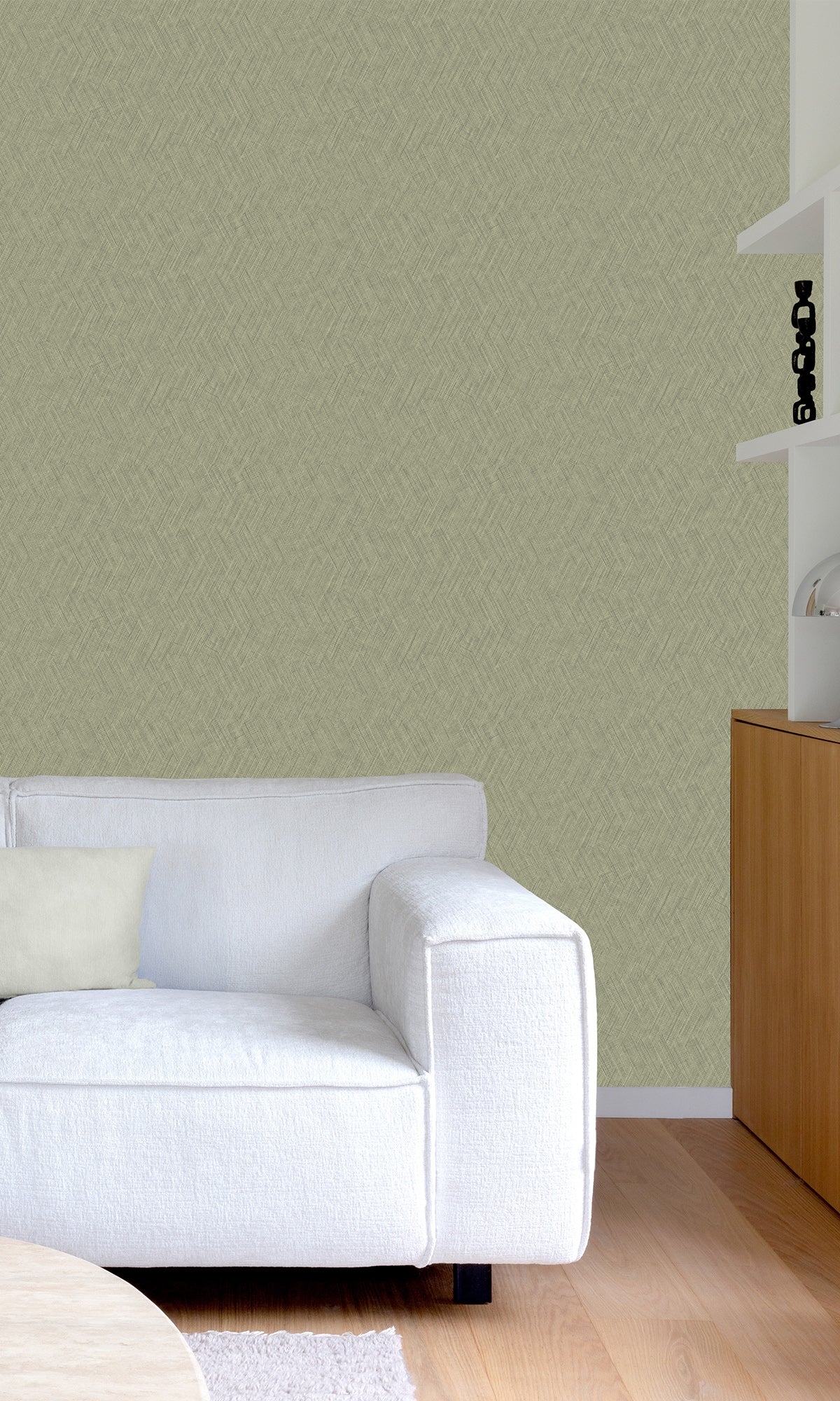 Canyon Falls Straw Weave Wallpaper R9820 - Natural Textured Peel and Stick Wallpaper for Living Room, Bedroom, Kitchen Decor | Easy DIY Home Renovation