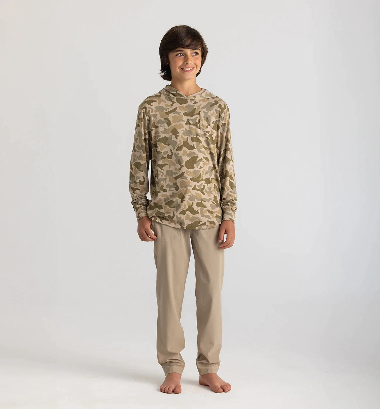 Boys' Free Fly Breeze Pants - Lightweight Quick-Dry Outdoor Hiking & Travel Pants for Active Kids - Perfect for Camping, Sports, and Everyday Wear
