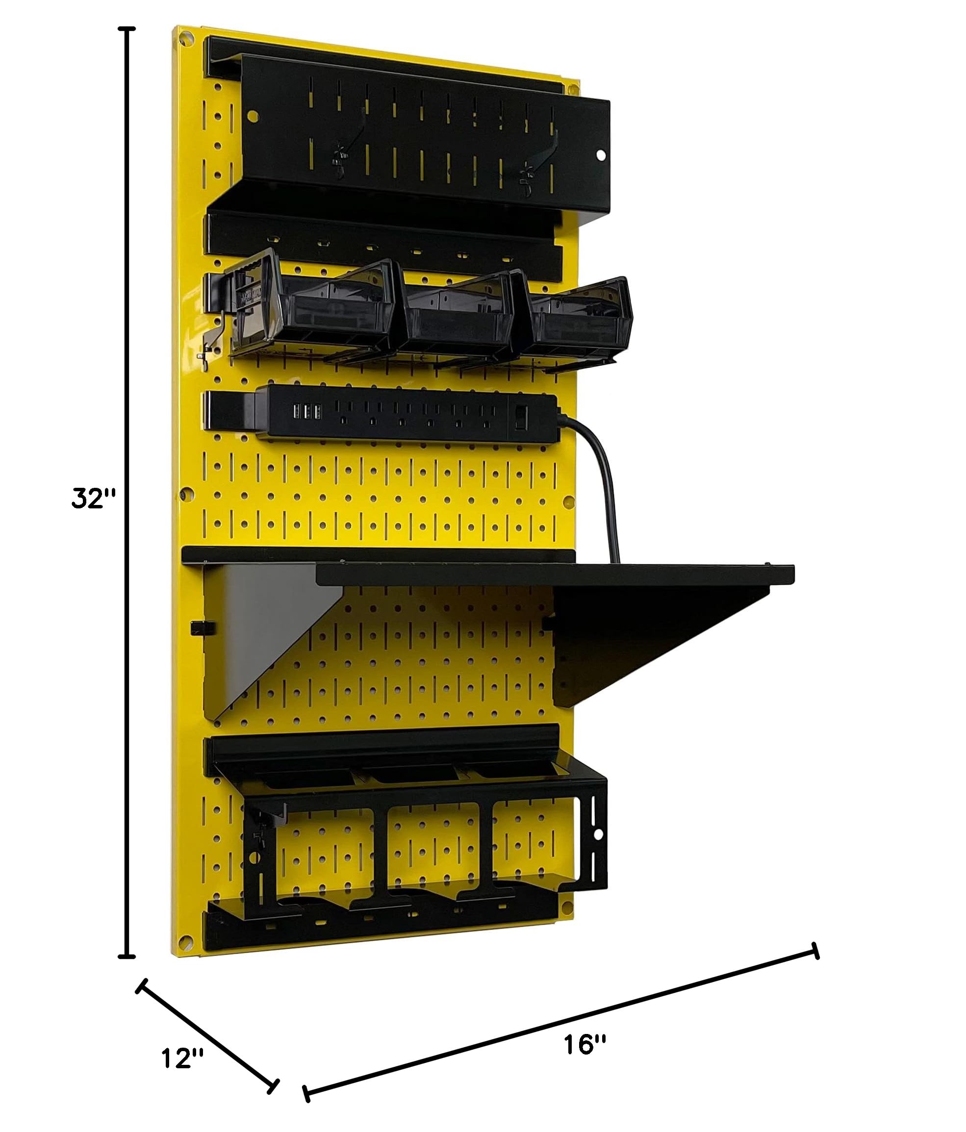 Wall Control Power Tool Storage Organizer Kit - 16
