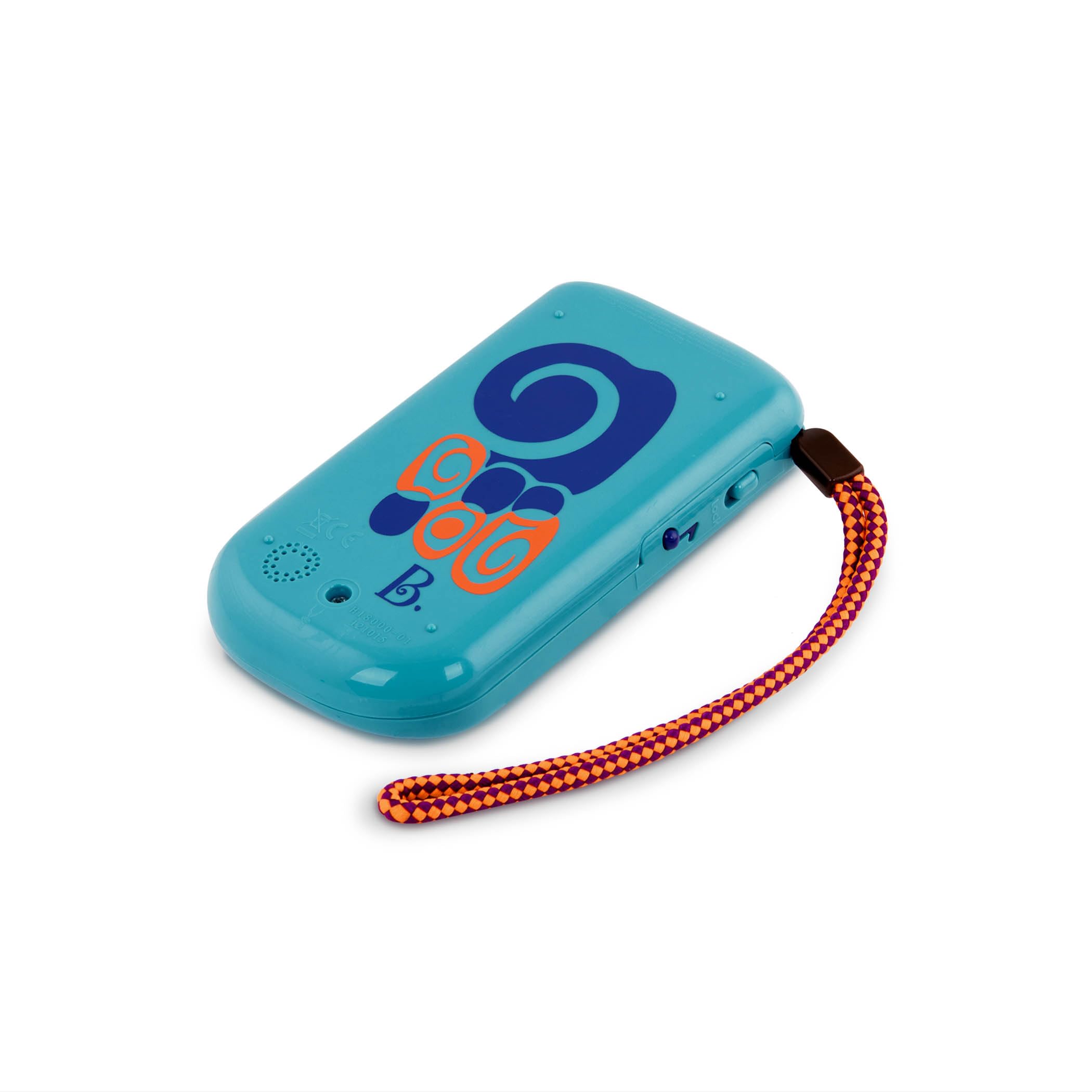 B. Toys HiPhone Toy Smart Phone for Kids - Interactive Play Phone with Sounds, Music & Voice Messages - Toddler Learning Phone with Message Recorder - Educational Toy for 18+ Months - Perfect for Pretend Play, Early Learning & Travel Entertainment