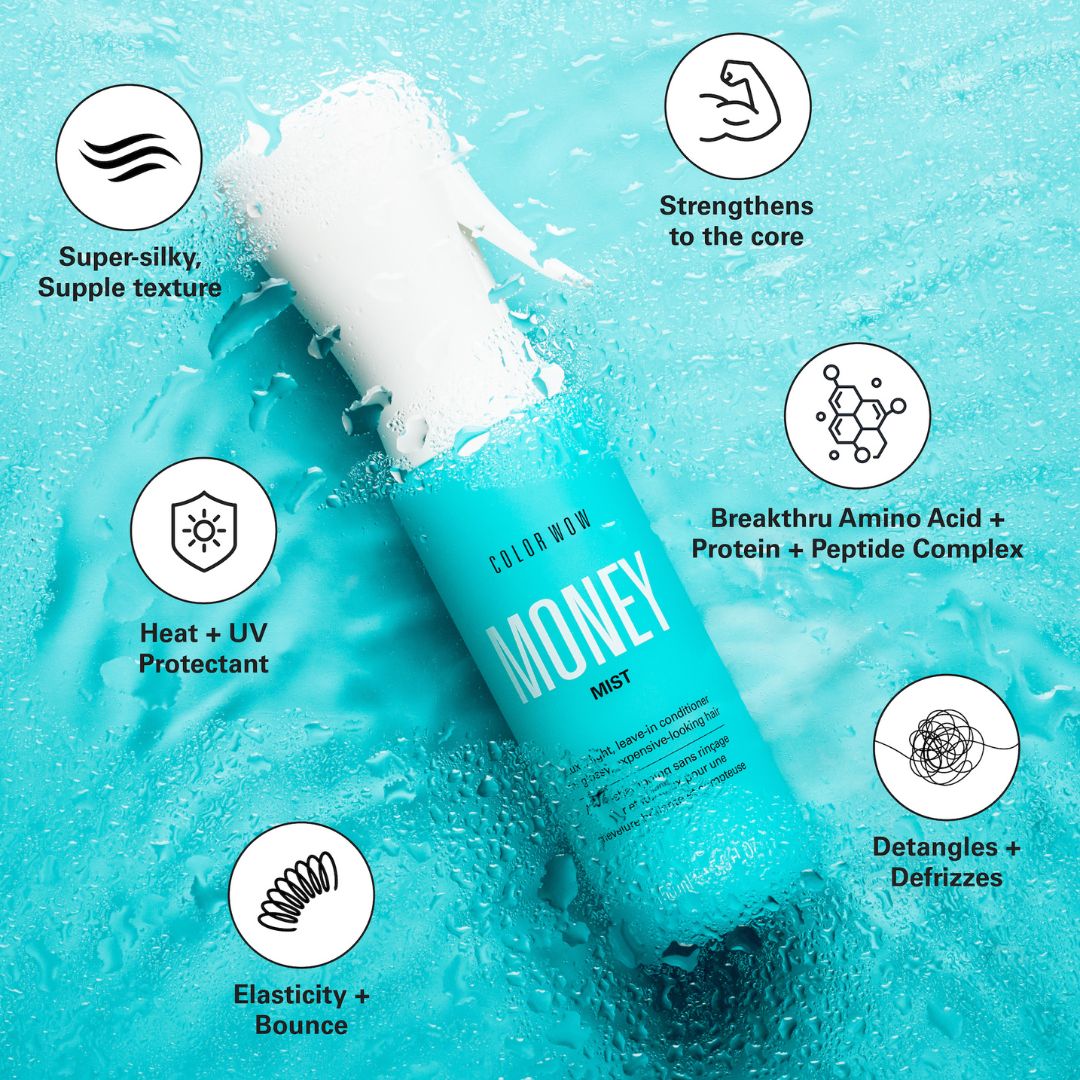 Color WOW Dream Coat Supernatural Spray Anti-Frizz Hair Treatment 50ml - Tames Frizz, Adds Shine & Heat Protection for Smooth, Salon-Quality Hair at Home