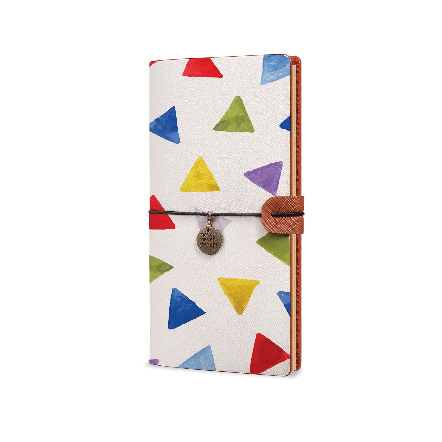 Premium Traveler's Notebook with Unique Geometry Pattern - Stylish Journal for Writing, Sketching & Note Taking - Perfect for Students, Artists & Travel Enthusiasts
