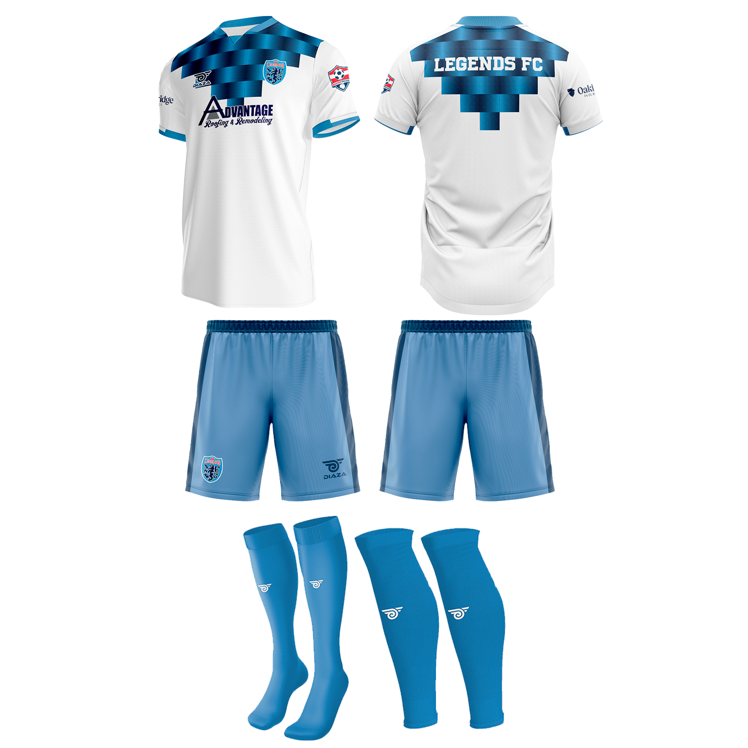 Legends FC Youth Soccer Player Bundle - Complete Training Kit for Kids & Teens - Perfect for Practice, Games & Team Events