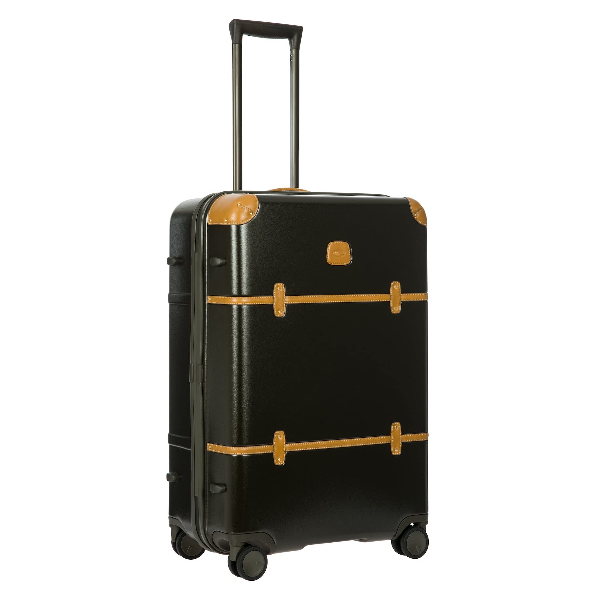 Bric's Bellagio 2.0 Spinner Trunk - 27 Inch Luxury Suitcase for Travel - TSA Approved Luggage for Women & Men - Olive Green Hardshell Carry-On - Perfect for Business Trips & Vacations