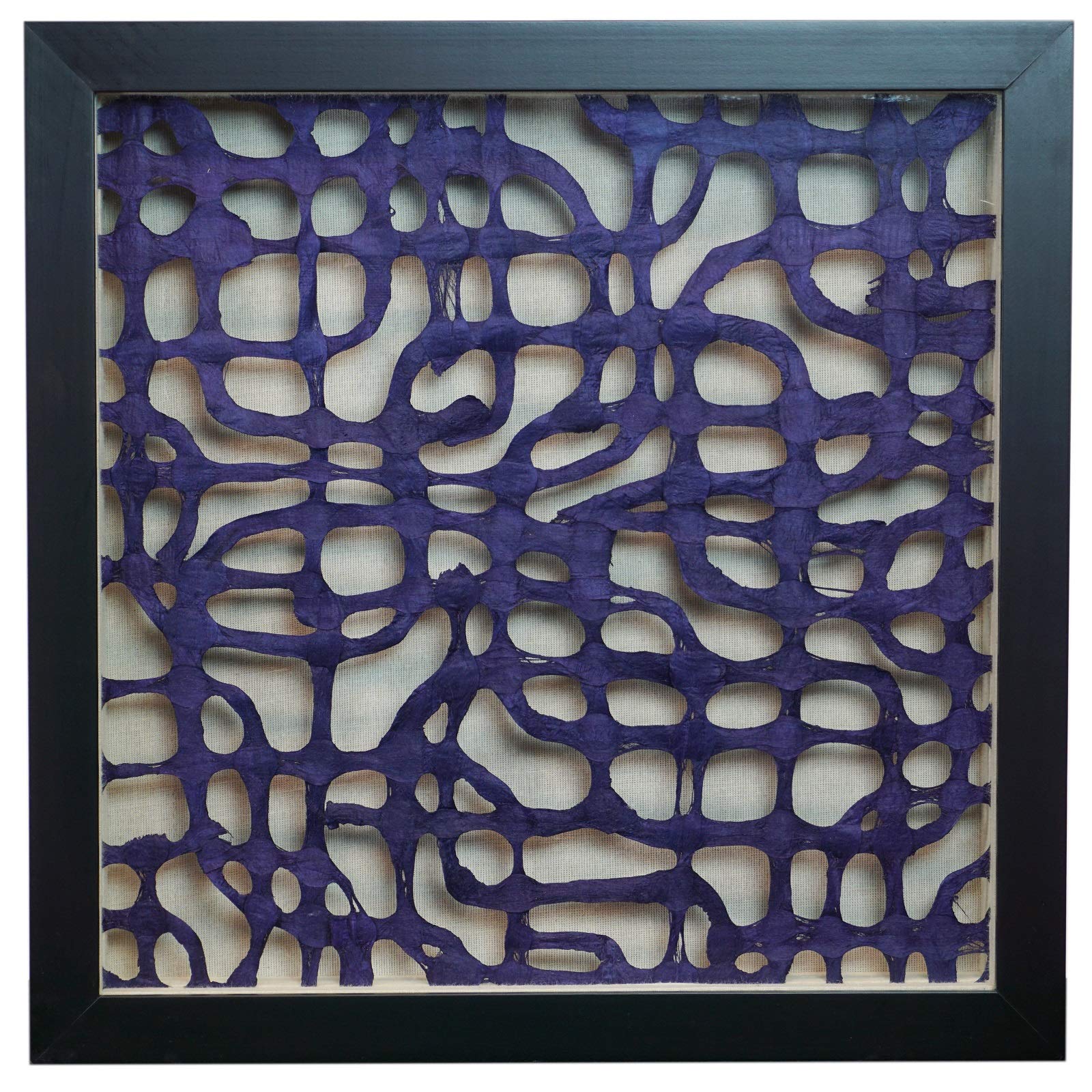 Abstract Papier-mâché Shadow Box Wall Art - Modern 3D Home Decor for Living Room, Bedroom & Office - Unique Handmade Wall Hanging Decor