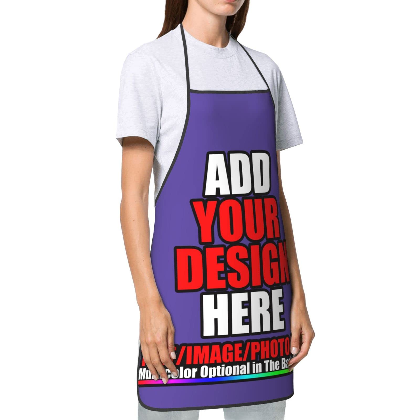 Custom Florist Apron - Personalized BBQ Grill Apron for Supermarkets, Hotels & Beverage Stores - 20