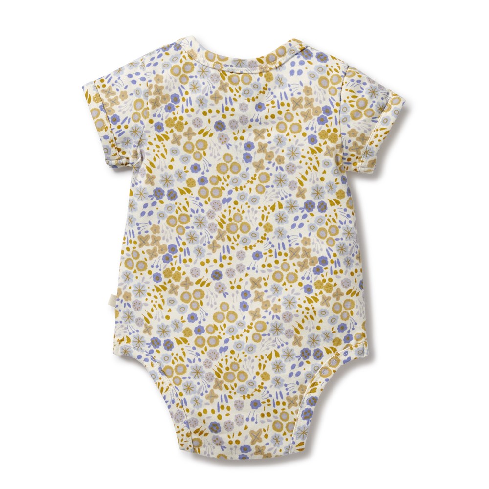 Organic Cotton Baby Bodysuit - Little Meadow Soft & Breathable Onesie for Newborns & Infants - Perfect for Playtime, Daycare & Comfortable Everyday Wear