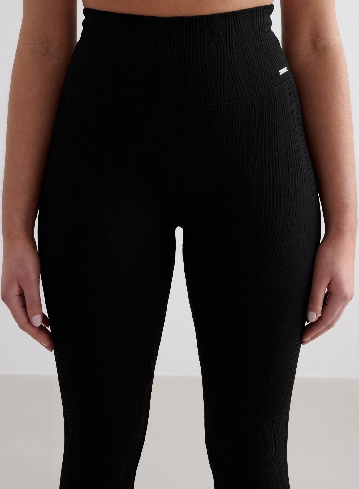 Black Tulip Tights for Women - High Waist Comfortable Stretchy Leggings - Perfect for Yoga, Running & Everyday Wear