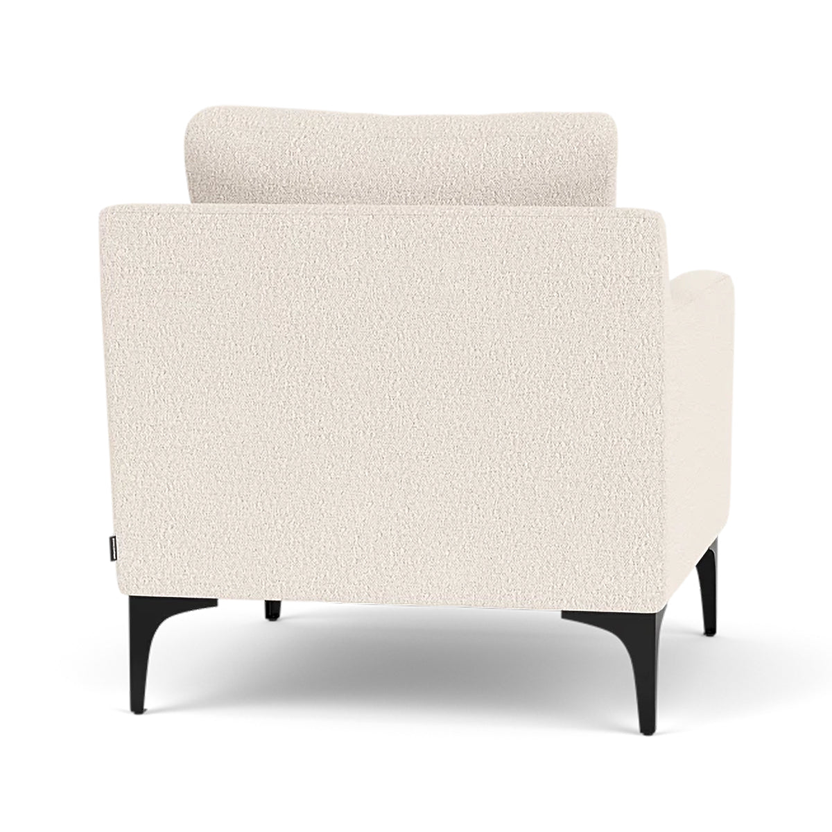 Astha Boucle Armchair - Modern Velvet Accent Chair for Living Room, Bedroom & Office - Soft Upholstered Lounge Chair with Solid Wood Legs - Stylish Home Decor for Cozy Reading Nook & Relaxation