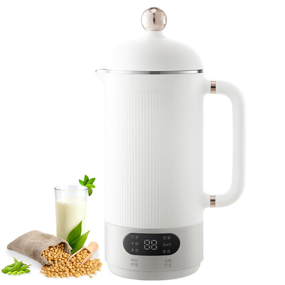 350ml Nut Milk Maker & Soy Milk Maker - Includes Cleaning Brush & Measuring Cup - Wall Breaking Machine for Rice Paste - Perfect for Homemade Almond Milk, Oat Milk & Smoothies