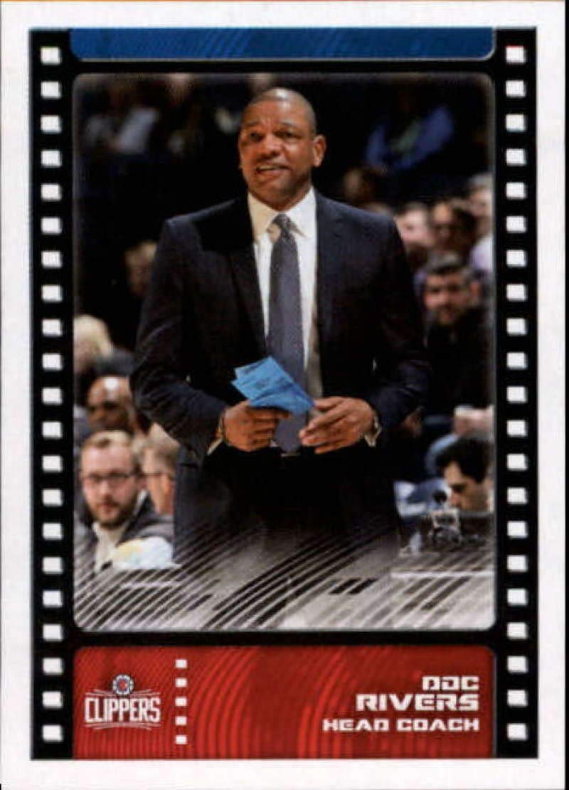 2019-20 Panini NBA Basketball Trading Sticker #357 - Doc Rivers Los Angeles Clippers Head Coach - Peelable Mini Collectible Card for Fans & Trading (Perfect for Albums, Gifts, and Memorabilia Collections)
