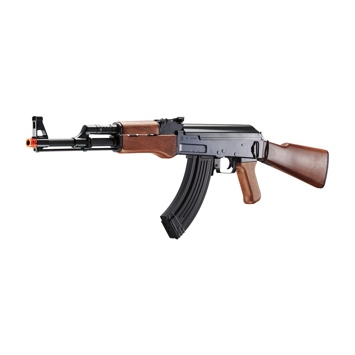 Lancer Tactical Gen 2 Full Metal AK-47 Airsoft AEG Rifle with Battery & Charger - 400 FPS High Power Electric Airsoft Gun - Wood Stock for Outdoor Airsoft Battles & Tactical Training (LT-728-G2)