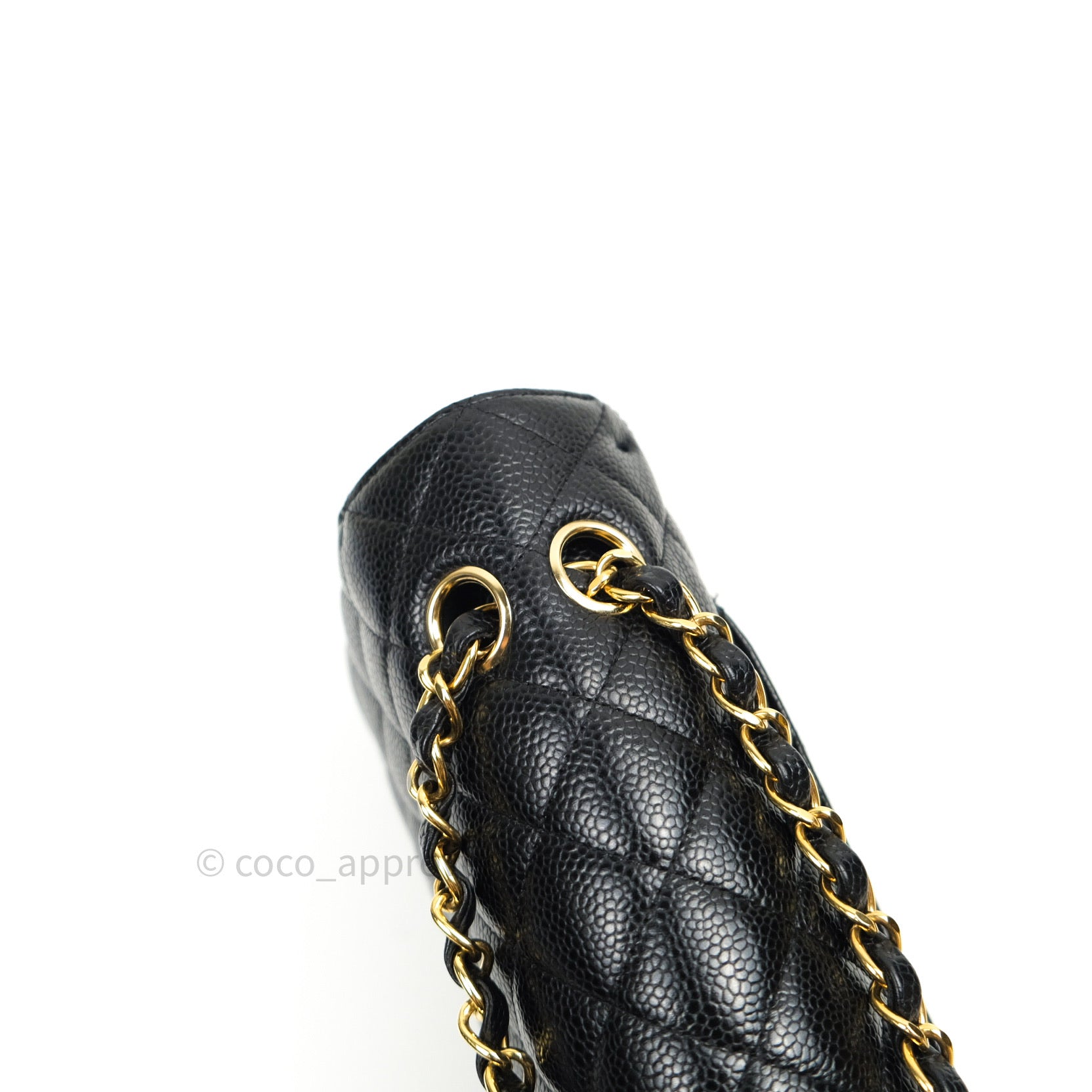 Chanel Classic M/L Medium Double Flap Bag in Black Caviar Leather with 24K Gold Hardware - Luxury Handbag for Women, Perfect for Work, Evening Events & Special Occasions