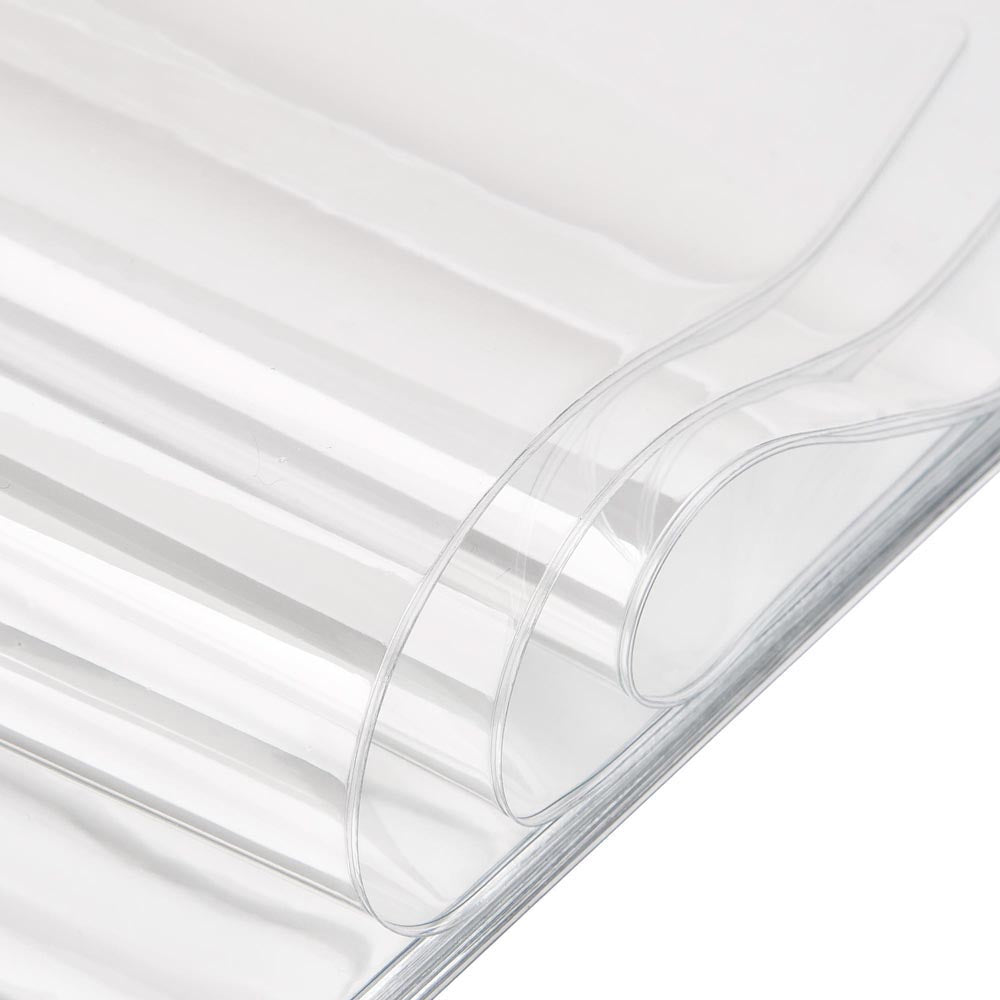 TheLAShop 8.5x11 Plastic Menu Covers - Clear Single Page Protectors, Double-Sided View, 30-Pack - Perfect for Restaurants, Cafes, and Event Menus