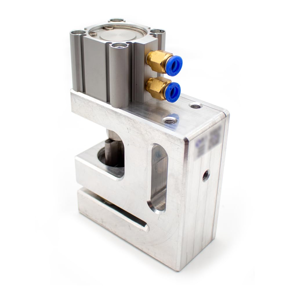 Butterfly Shape Pneumatic Hole Punch Machine for PE PO OPP PPE CPE Plastic Bags - Air Powered Punching Tool for Packaging & Manufacturing (S25) - Ideal for Plastic Bag Production, Industrial Packaging & Labeling