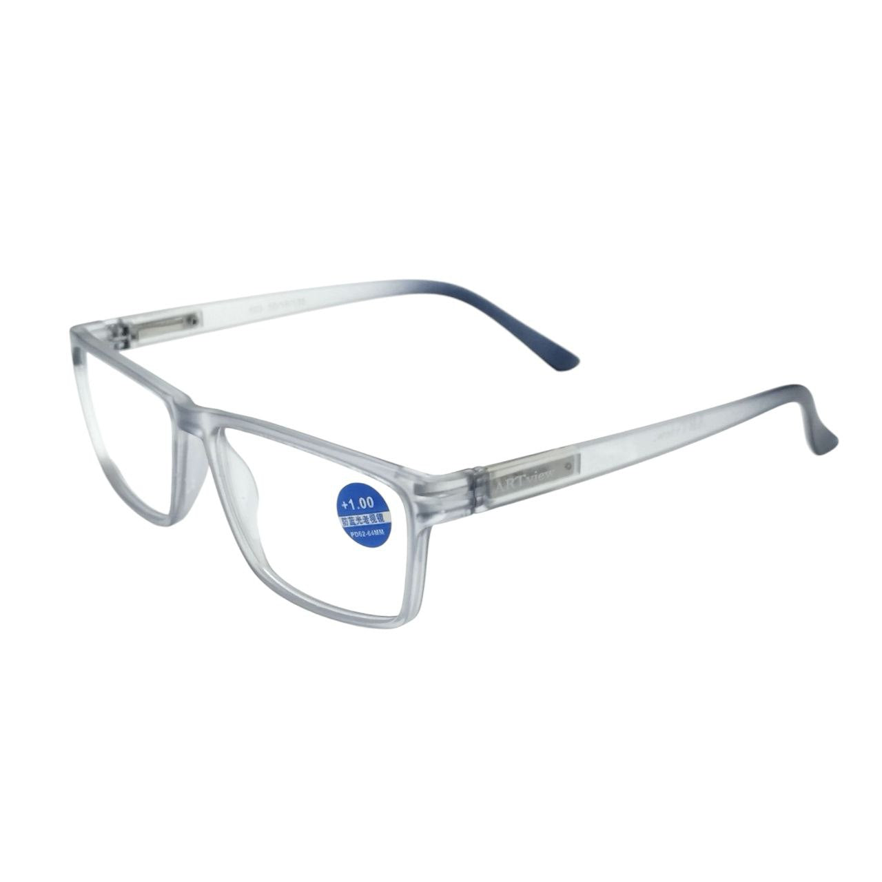 ARTView Mirage Rectangle Blue Light Blocking Glasses - Anti Glare Coating for Computer, Gaming & Digital Eye Strain Relief - Perfect for Office Work & Screen Time