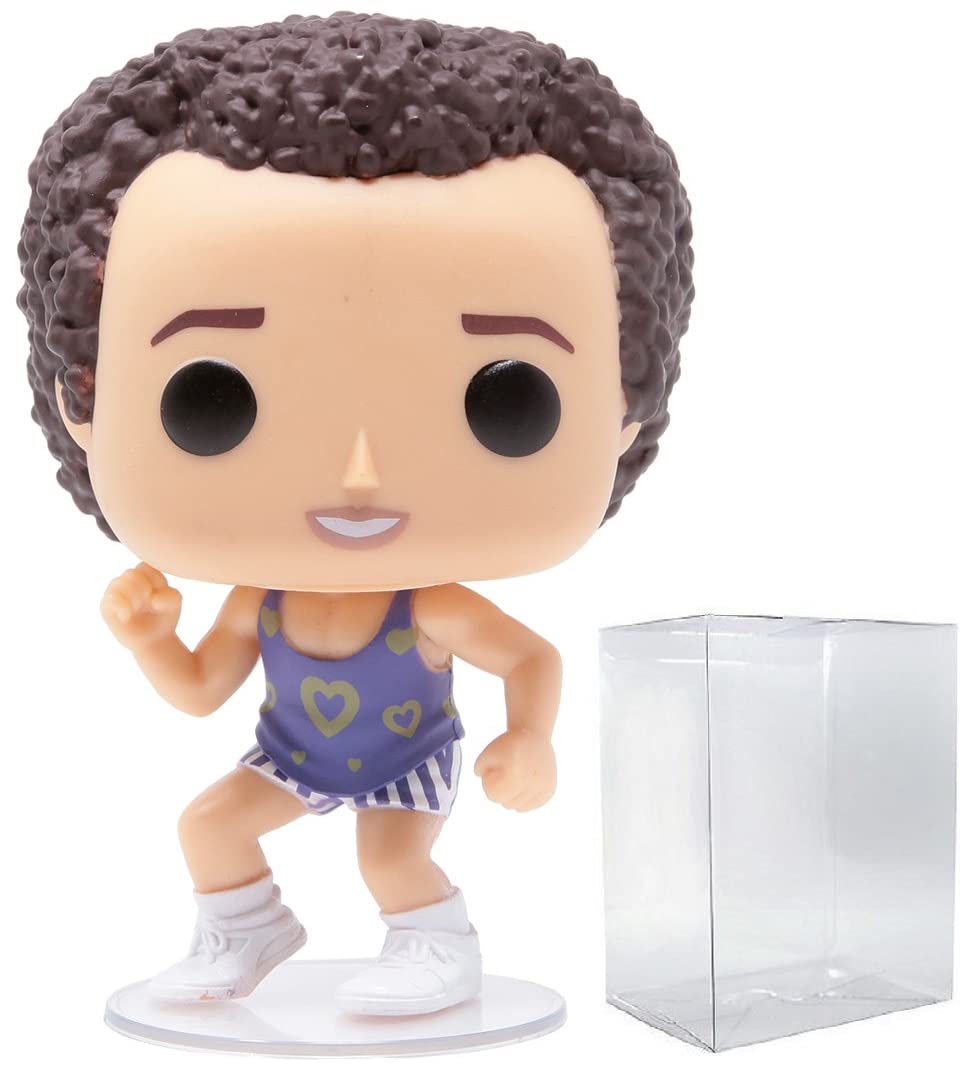 Funko Pop! Dancing Richard Simmons Vinyl Figure - Exclusive Collectible with Free Box Protector Case | Perfect for Pop Culture Fans & Toy Collectors | Great Gift for Fitness Enthusiasts & 80s Nostalgia Lovers