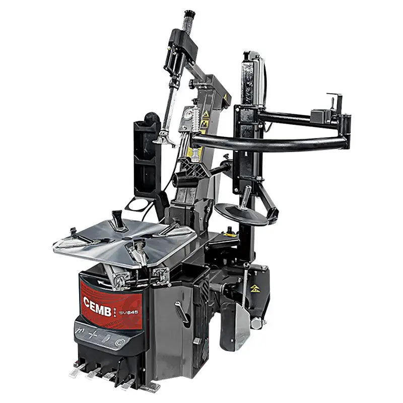 Cemb HP Tilt Back Tire Changer SM645HP2 - Heavy Duty Wheel Changer Machine for Auto Repair Shops & Tire Service Centers