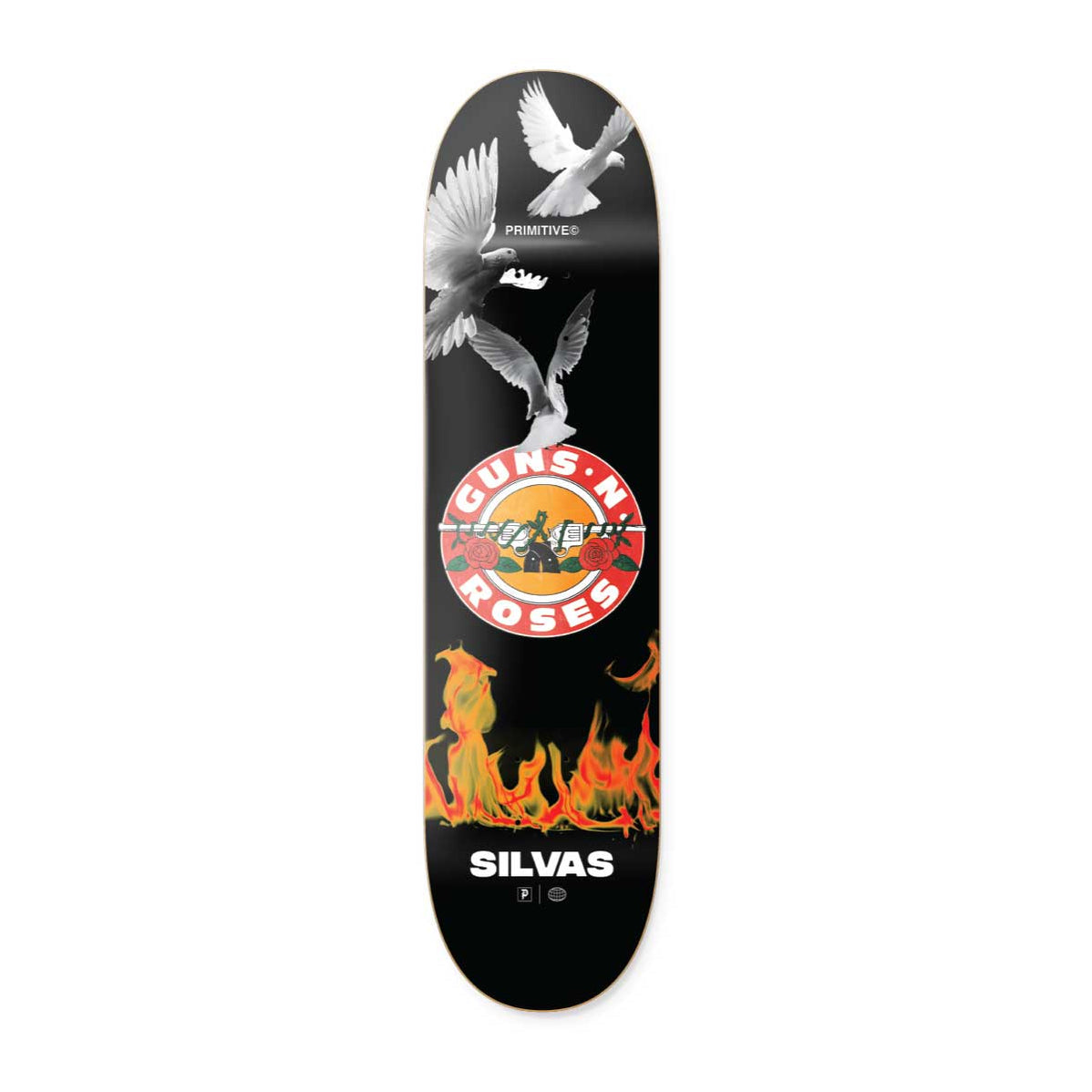 Primitive Silvas Next Door Skateboard Deck 8.38