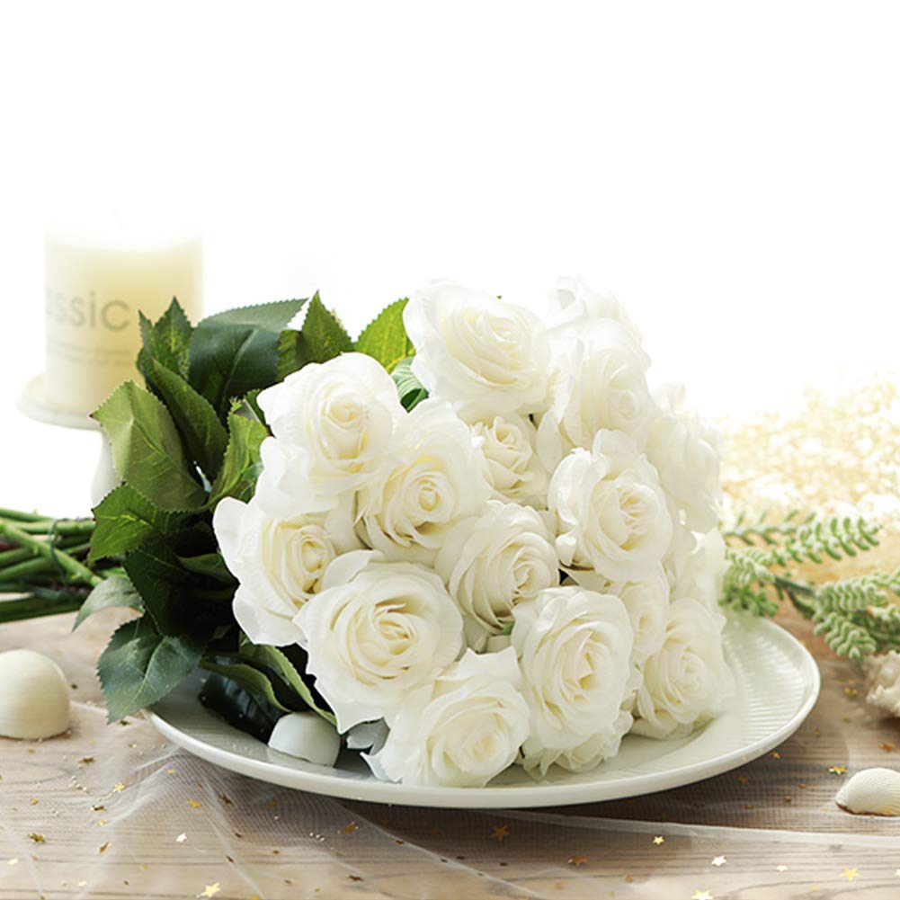 AMZALI Realistic Artificial Roses - 24