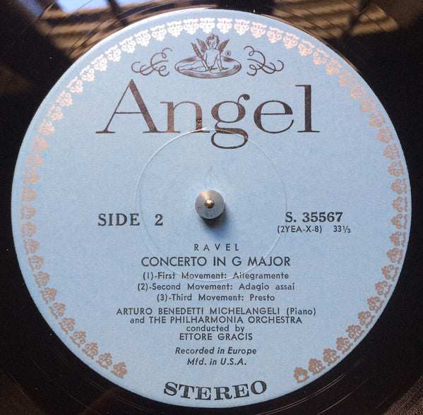 Rachmaninoff Concerto No. 4 in G Minor & Ravel Concerto in G Major LP Album by Arturo Benedetti Michelangeli - NM/M Condition - Perfect for Classical Music Collectors & Vinyl Enthusiasts