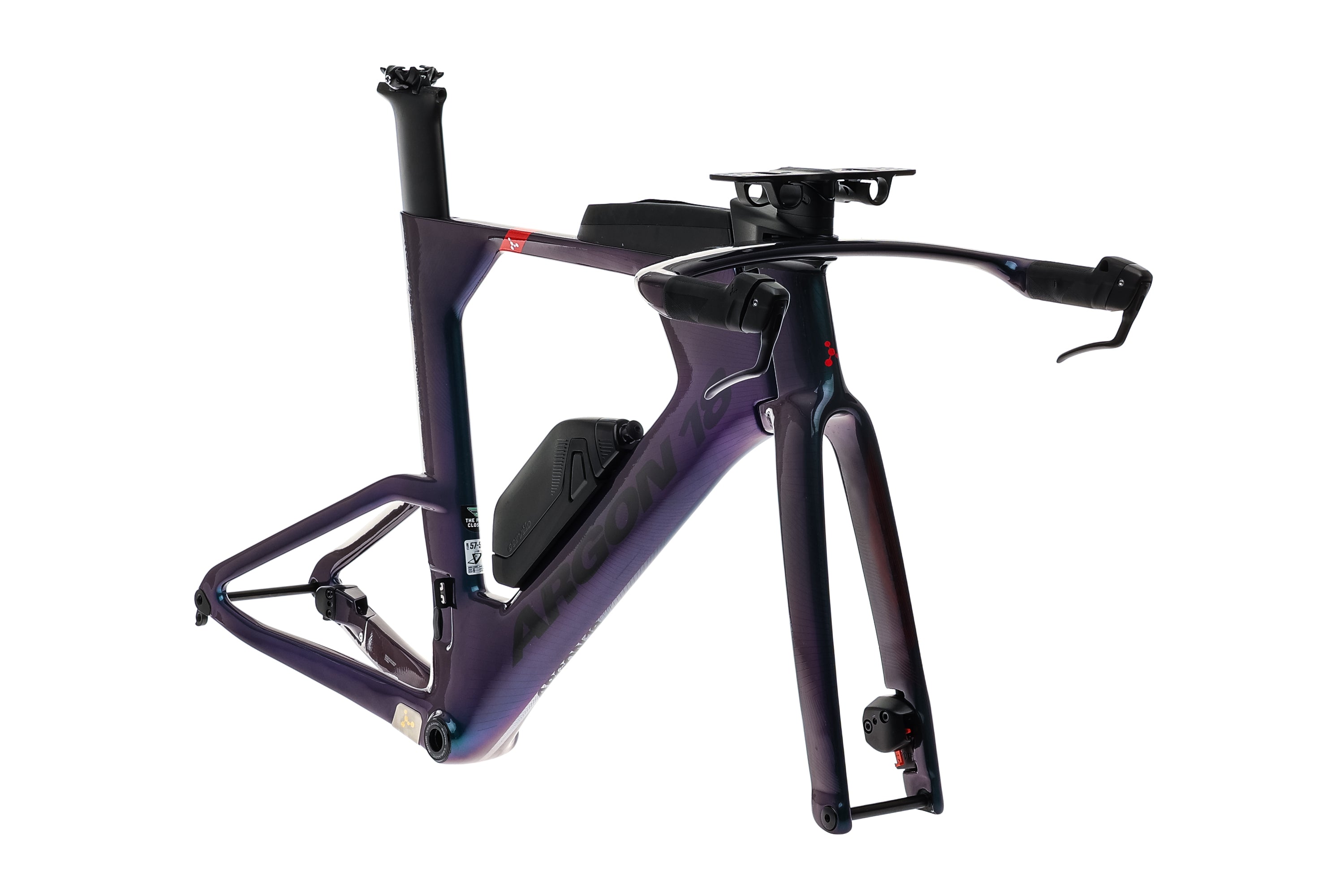 Argon 18 E-119 Tri+ Large Carbon Triathlon Frameset 2021 - Lightweight & Aerodynamic for Competitive Racing & Endurance Training