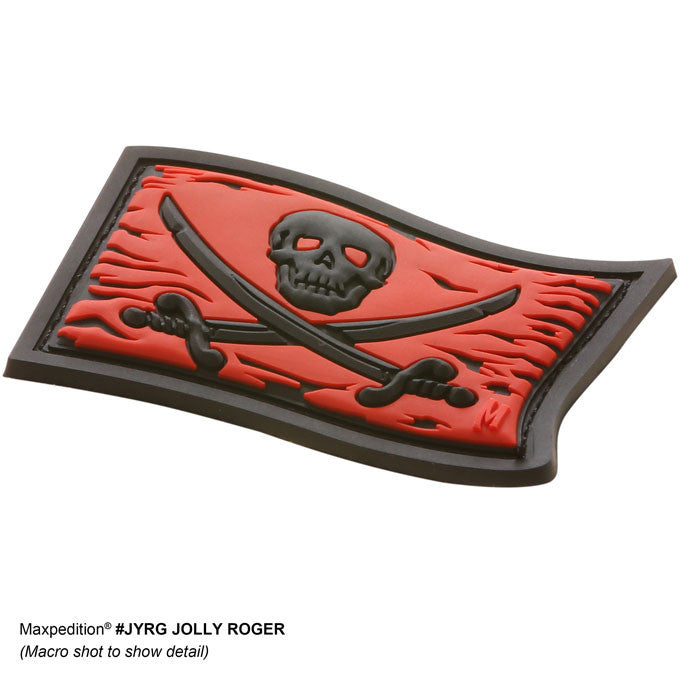 Jolly Roger Morale Patch - Pirate Skull Embroidered Badge for Tactical Vests, Backpacks & Military Gear - Perfect for Outdoor Adventures, Cosplay & Collectors