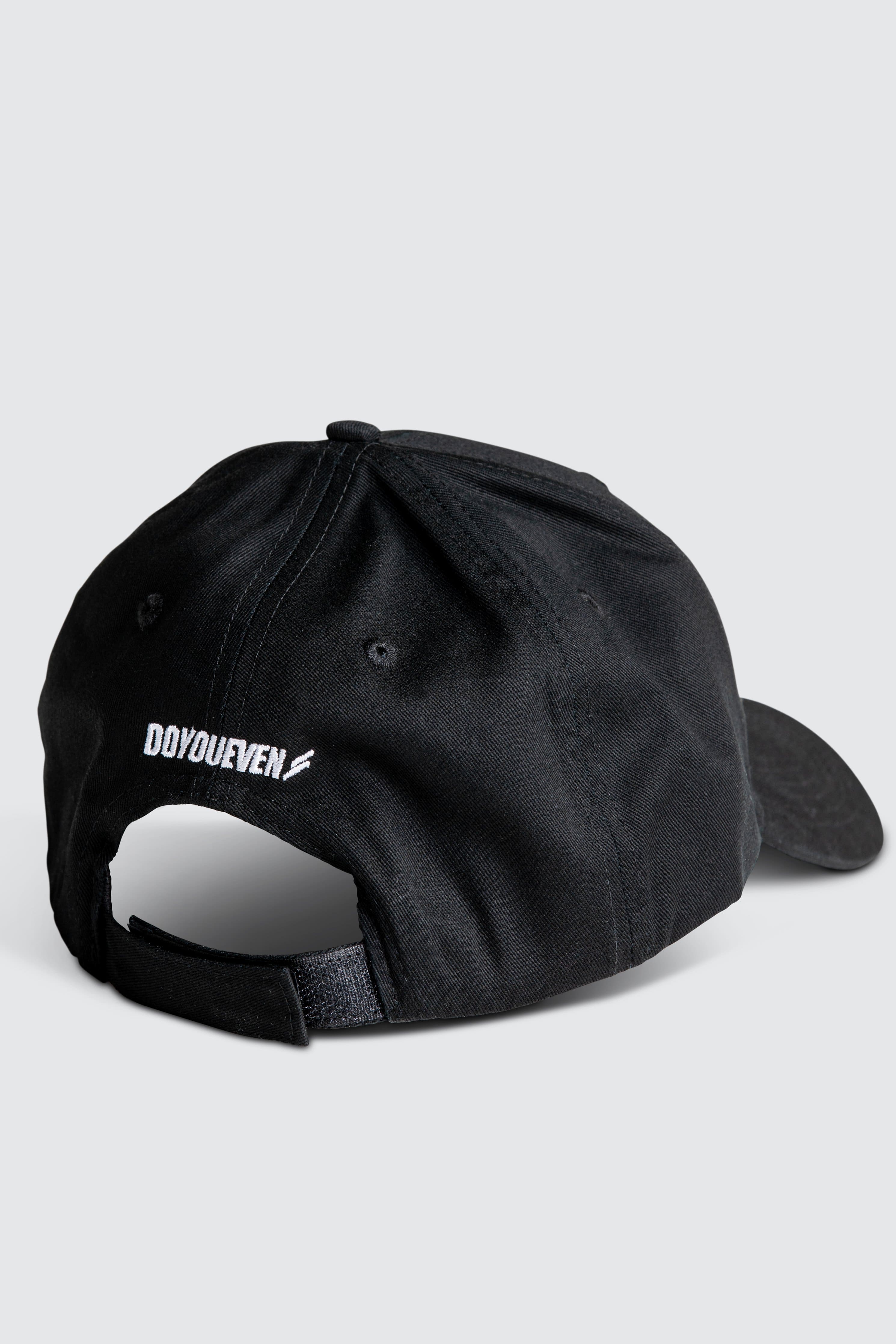 Black Marked Baseball Cap for Men & Women - Adjustable Dad Hat for Outdoor Sports, Casual Wear & Sun Protection