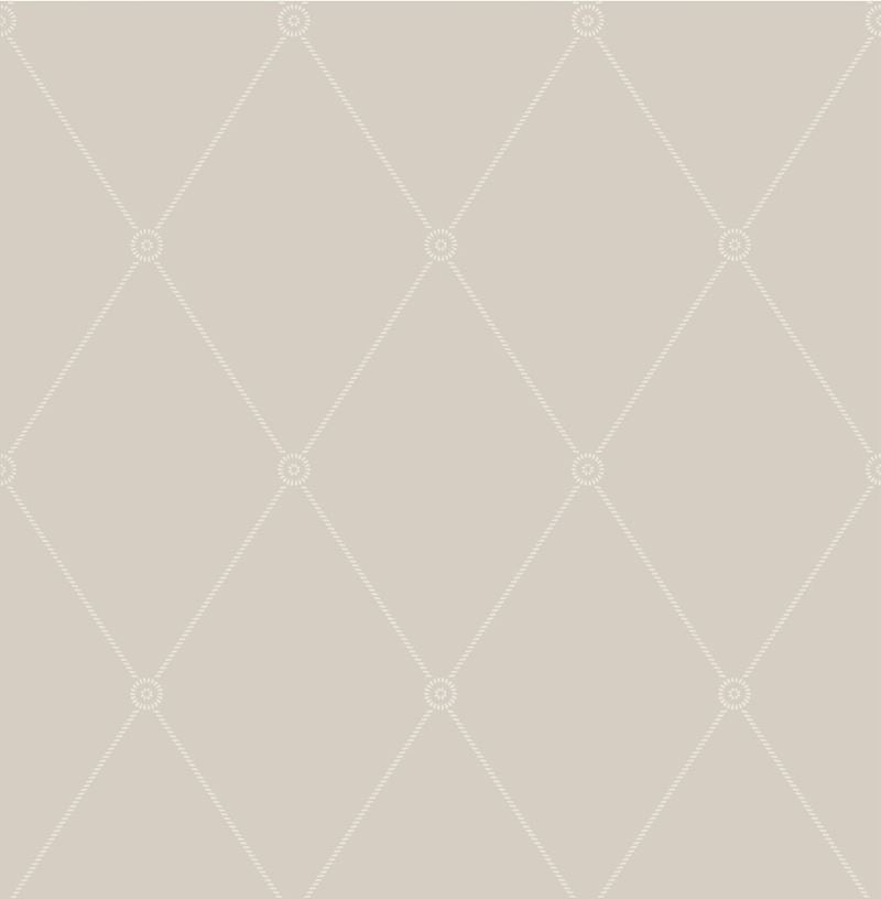 Large Georgian Rope Trellis Wallpaper by Cole & Son - Vintage Floral Design for Living Room, Bedroom & Dining Room Decor