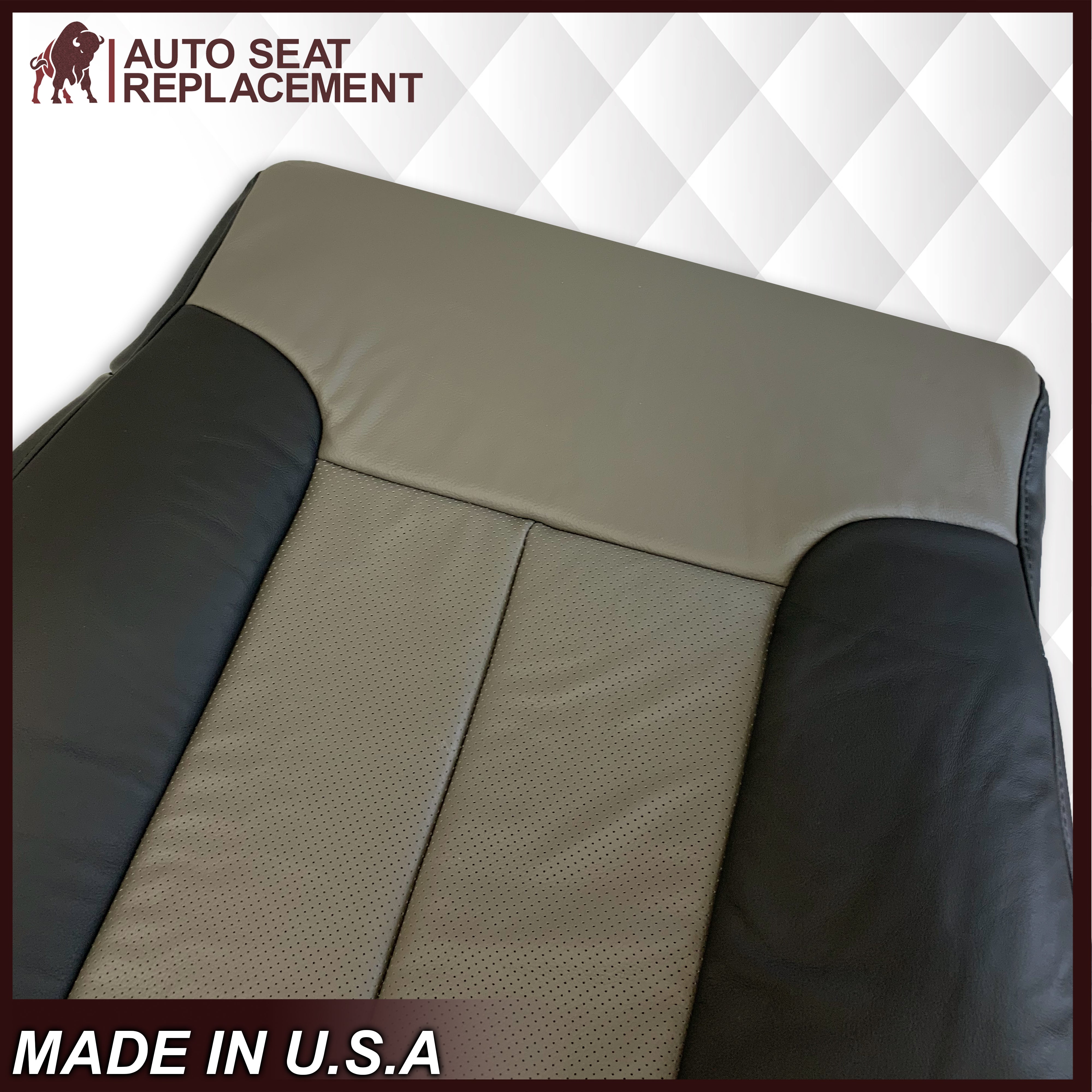 2010-2012 Ford F150 Harley-Davidson Edition Perforated Leather Seat Covers - Premium Custom Fit for Enhanced Comfort & Style - Perfect for Road Trips & Daily Commutes