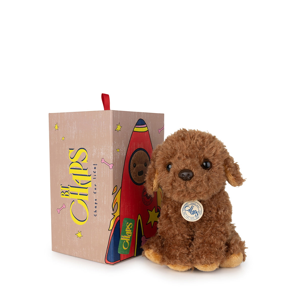 B.T. Chaps Stacy The Labradoodle Plush Toy in Gift Box - 17cm (6.5 inches) - Perfect for Dog Lovers, Birthday Gifts & Home Decor