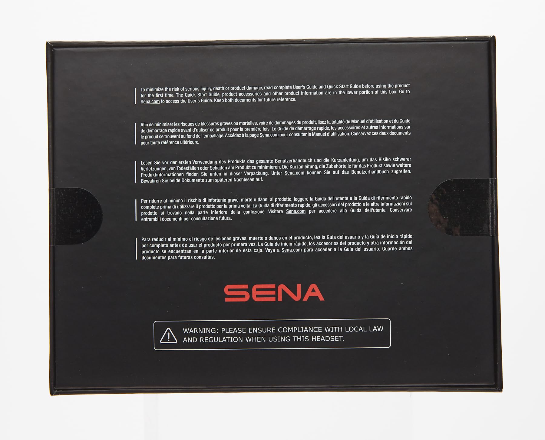 Sena 30K Motorcycle Bluetooth Headset - Black Mesh Intercom System with HD Speakers for Group Riding (Single Pack) | Perfect for Motorcycle Tours, Commuting & Adventure Riding