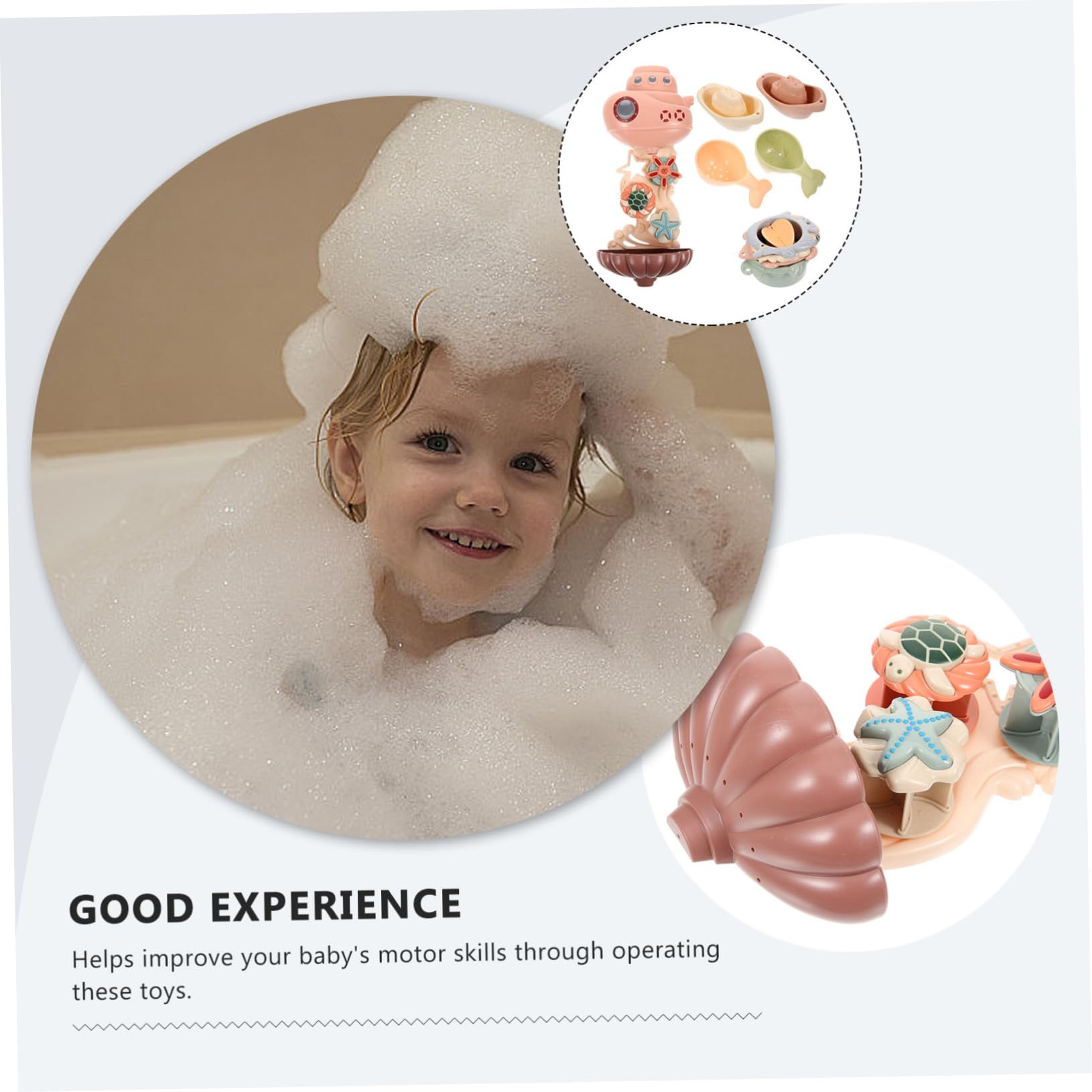 DRESSOOS 1 Set Bath Toy for Kids - Water Cart & Tub Toys for Bathtub, Pool & Outdoor Play - Fun Bath Time & Swimming Pool Accessories for Toddlers & Babies