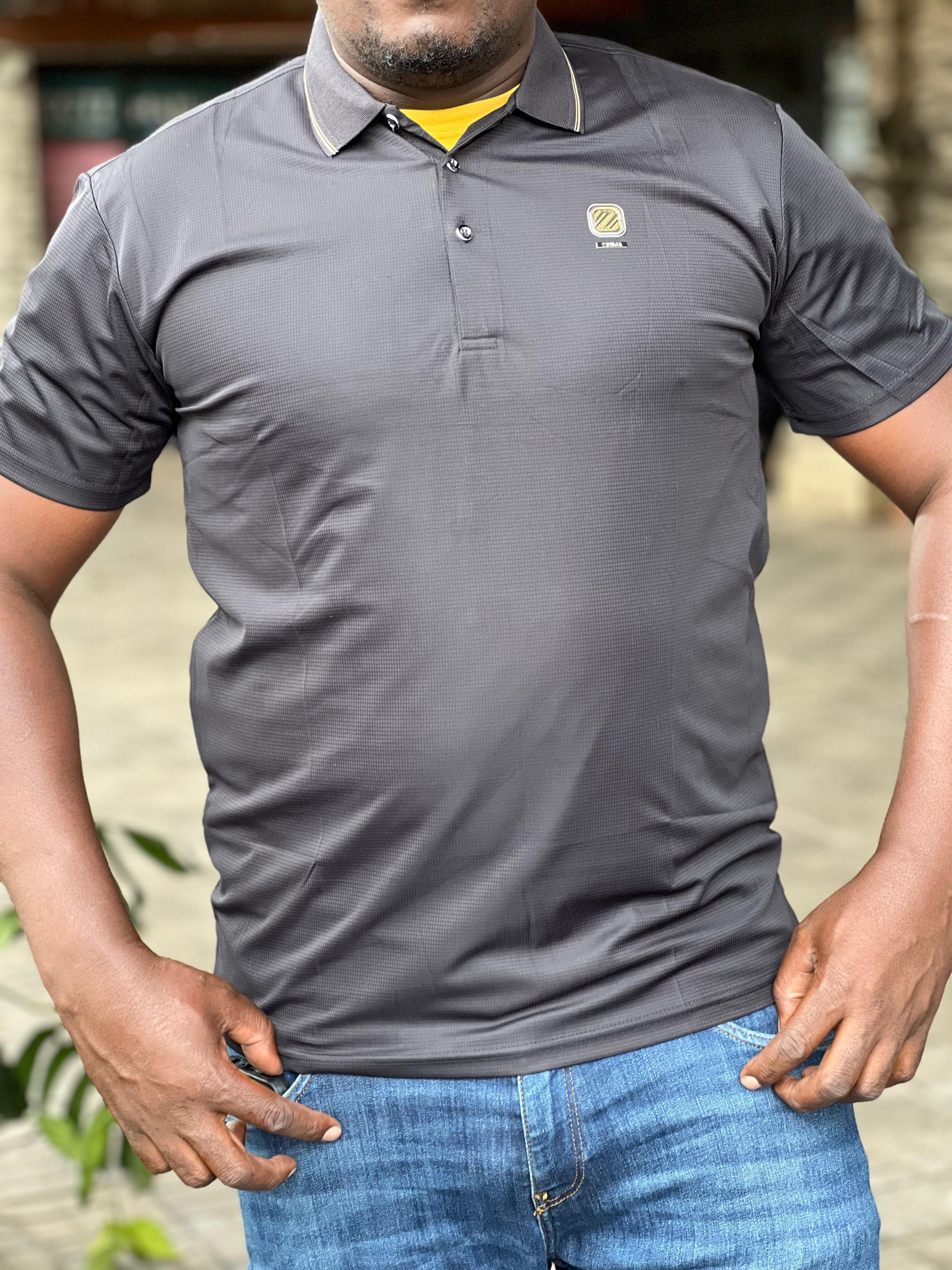 Premium Men's Polo Shirt 002 - Breathable Cotton Short Sleeve Casual Top for Golf, Business & Everyday Wear