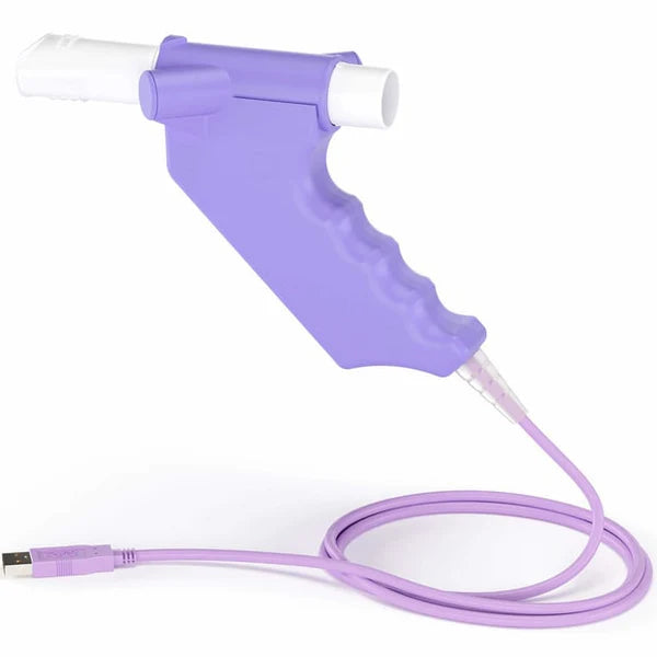 NDD Easy on PC Spirometer - Digital Lung Function Tester for Asthma, COPD & Respiratory Health Monitoring - Perfect for Home Use & Medical Clinics