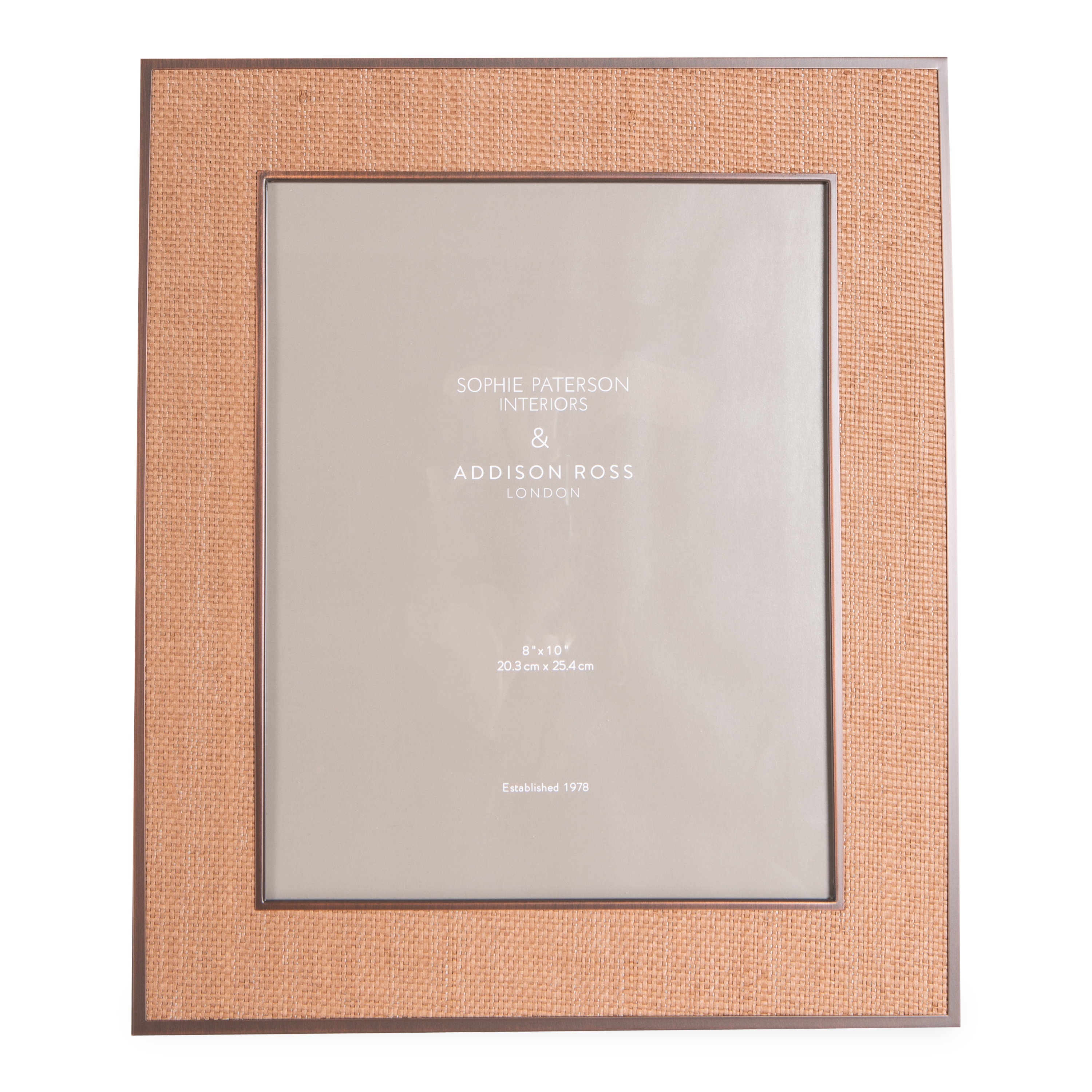 Natural Rattan Frame with Almond Finish - Stylish Home Decor for Living Room, Bedroom, or Patio