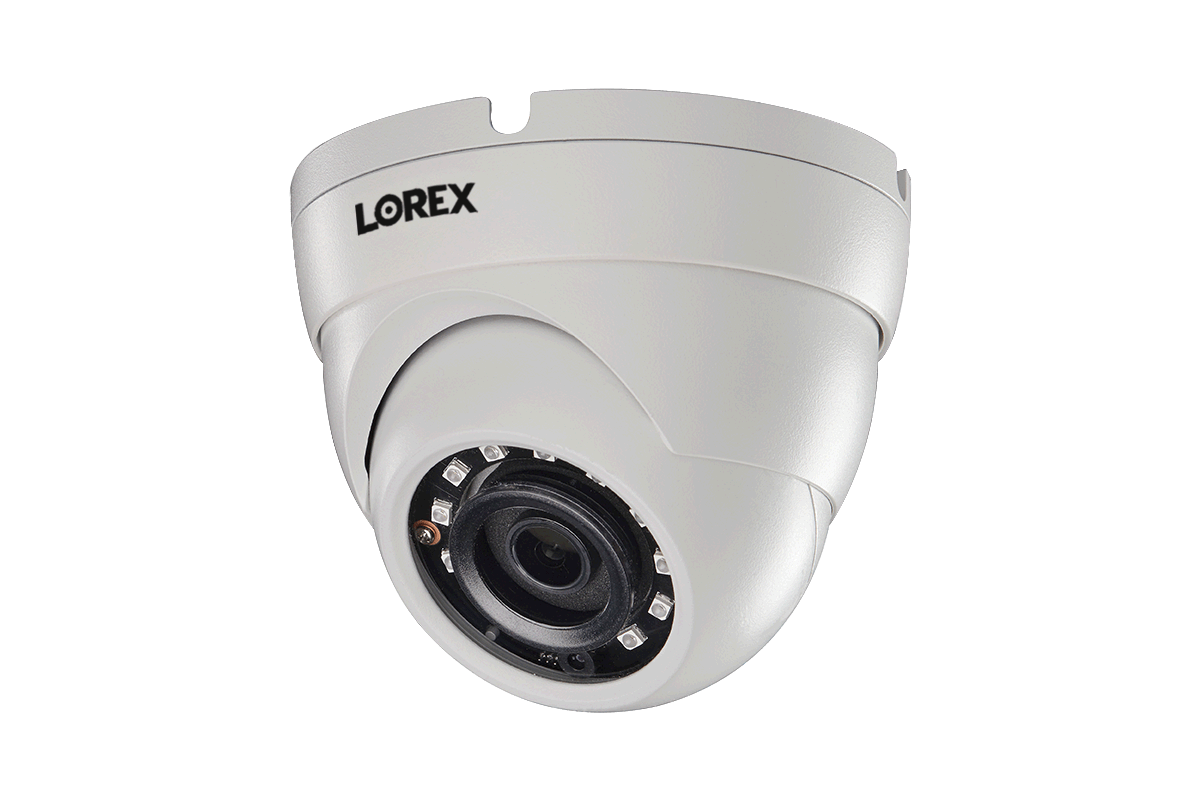 2K (5MP) Super HD Weatherproof Outdoor Dome Security Camera with Color Night Vision - 2 Pack for Home, Business & Garage Surveillance