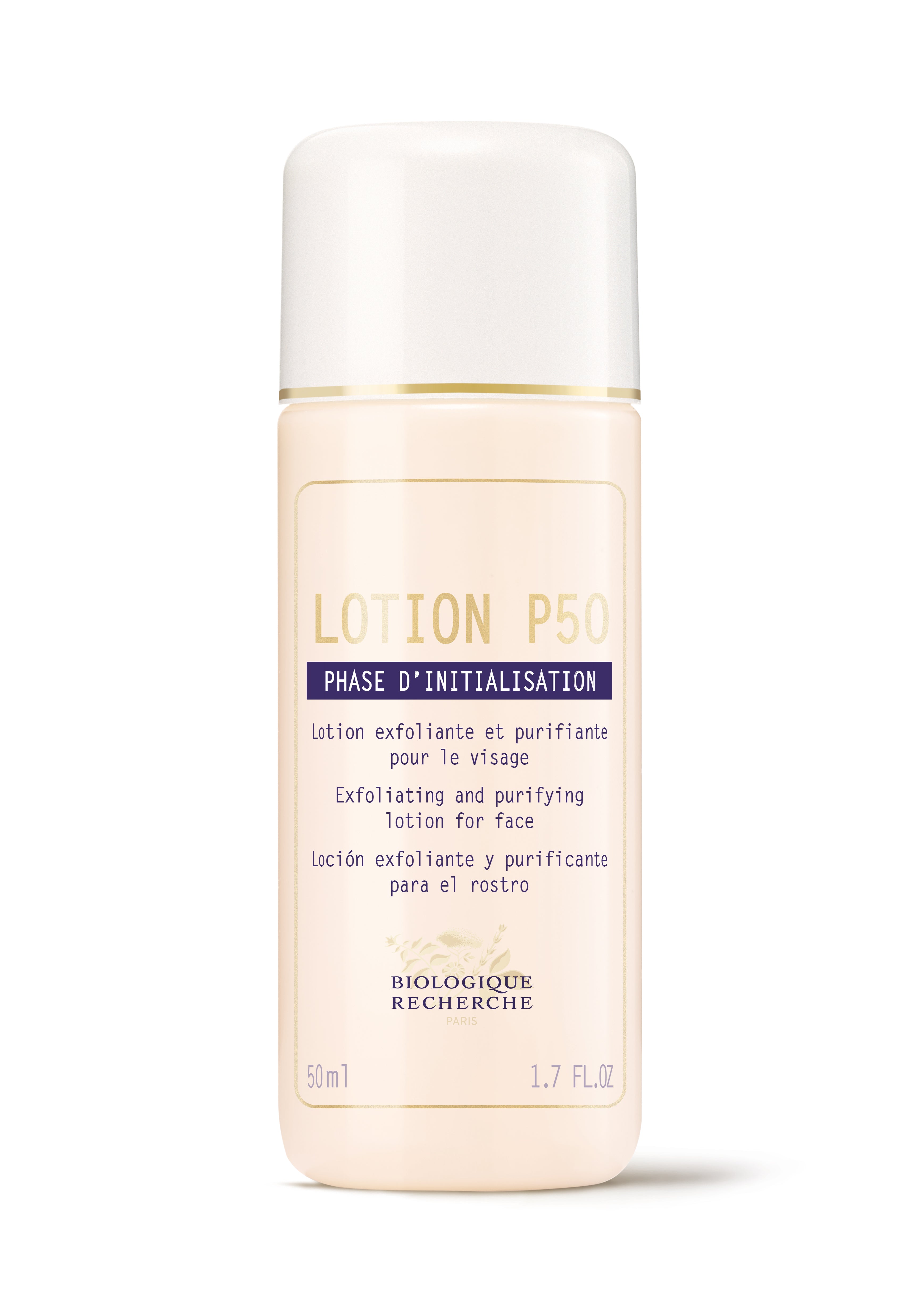 P50 Lotion for Normal to Oily Skin - Phenol-Free Formula | Gentle Exfoliating & Balancing Facial Toner for Daily Skincare Routine