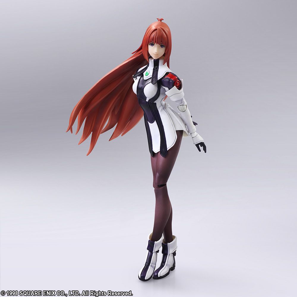 Bring Arts Xenogears Elhayym Van Houten Action Figure - Square Enix Collectible Anime Model for Display & Gaming Fans - Perfect for Shelf Decoration, Anime Conventions & RPG Game Collections