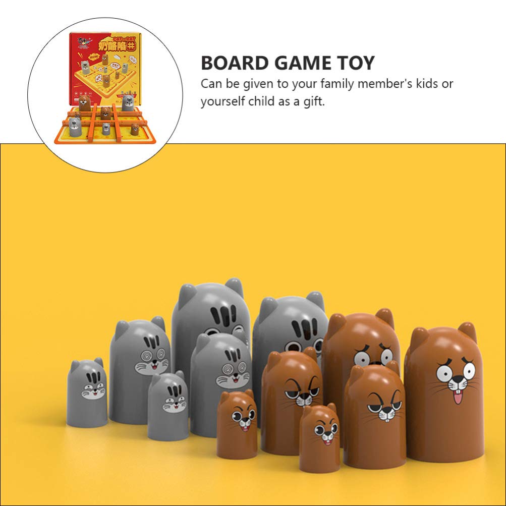 TOYANDONA Gobblers Strategy Board Game - Stacking Cups Chess Set, Brain Teaser & Educational Family Toy for Kids & Adults | Perfect for Parent-Child Bonding, Game Nights & Party Entertainment